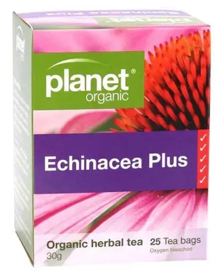 Planet Organic Herbal Tea Bags Echinacea Plus (25 Tea bags)