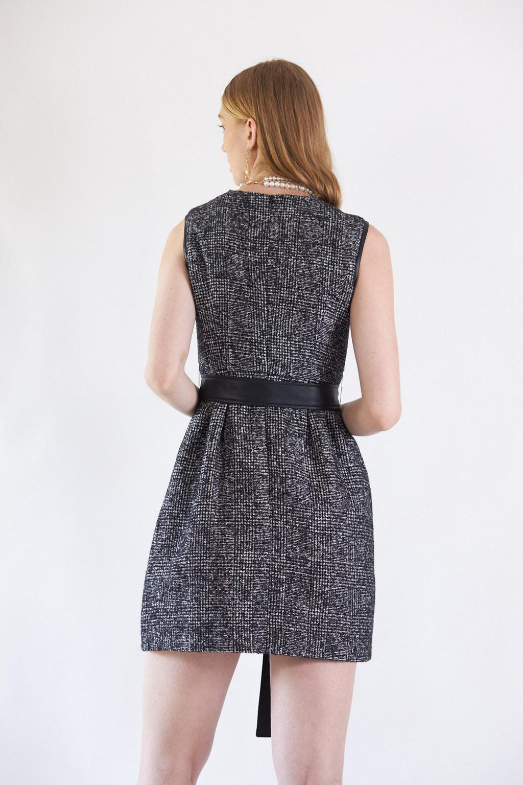 Ebony Mini Tweed Dress â€?Women's Chic Mini Dress