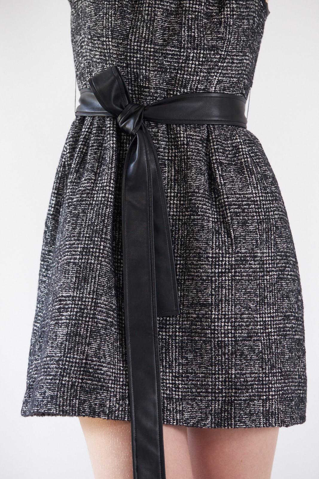 Ebony Mini Tweed Dress â€?Women's Chic Mini Dress