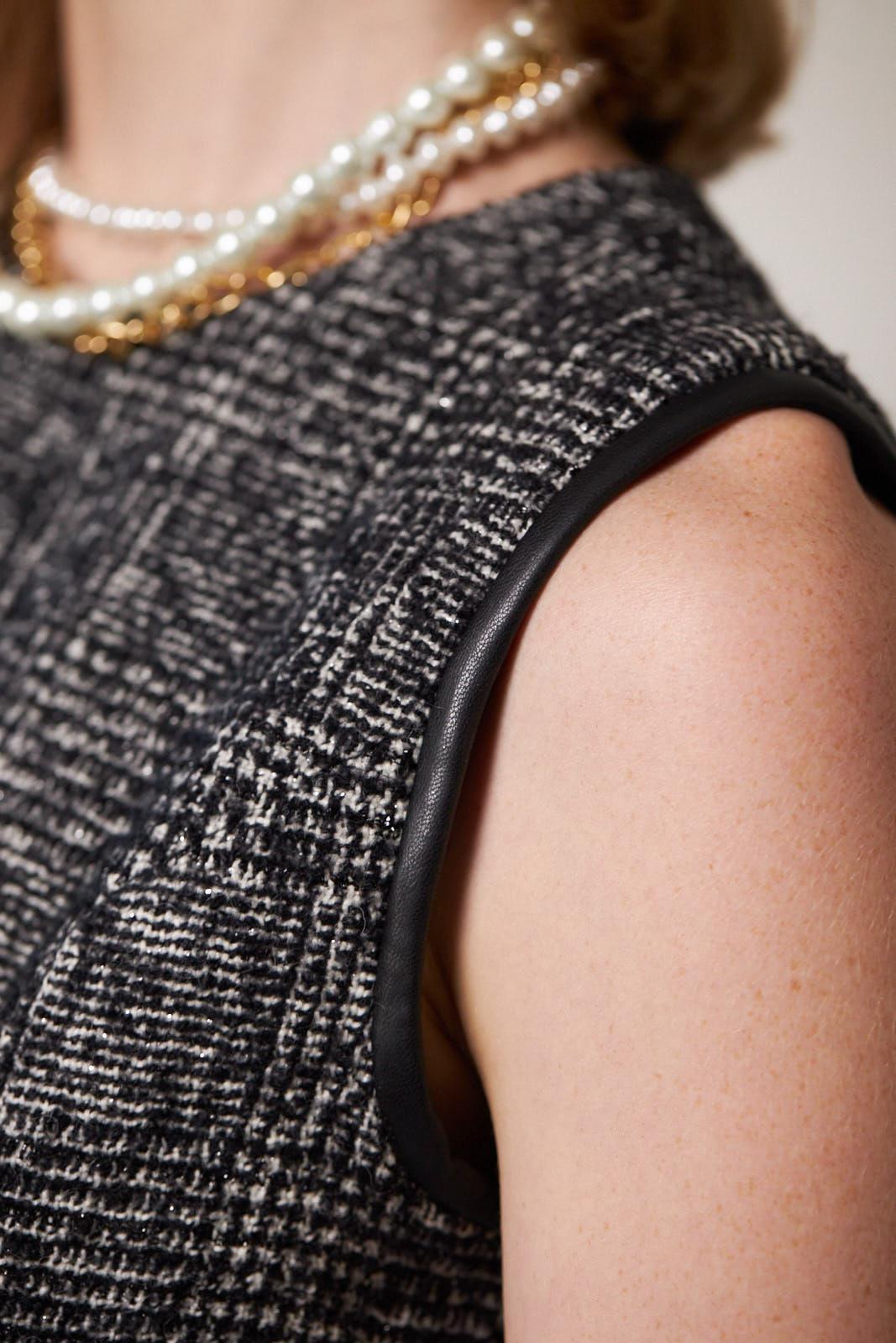 Ebony Mini Tweed Dress â€?Women's Chic Mini Dress