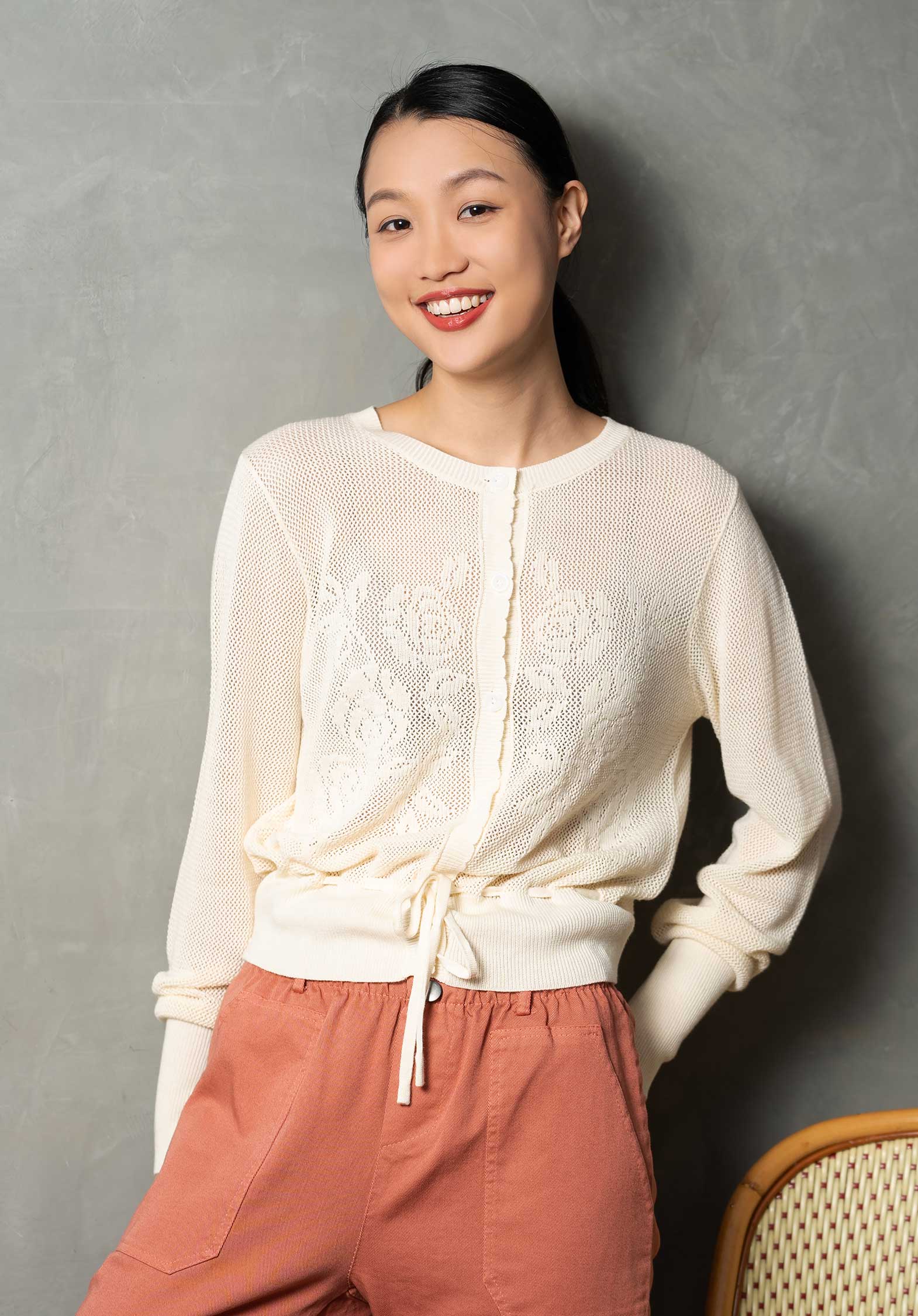 Cardigan Rejane Ecru