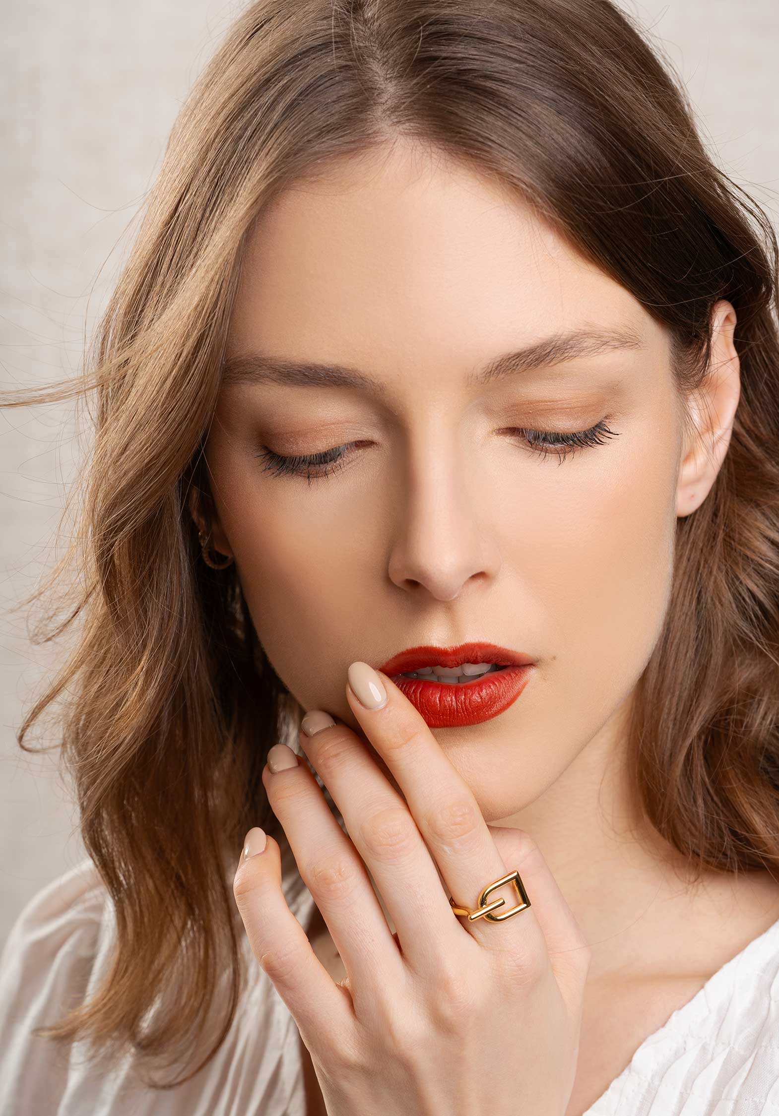 Jwrin00090glgl0000s Ring Mini Ascot Stirr Gold