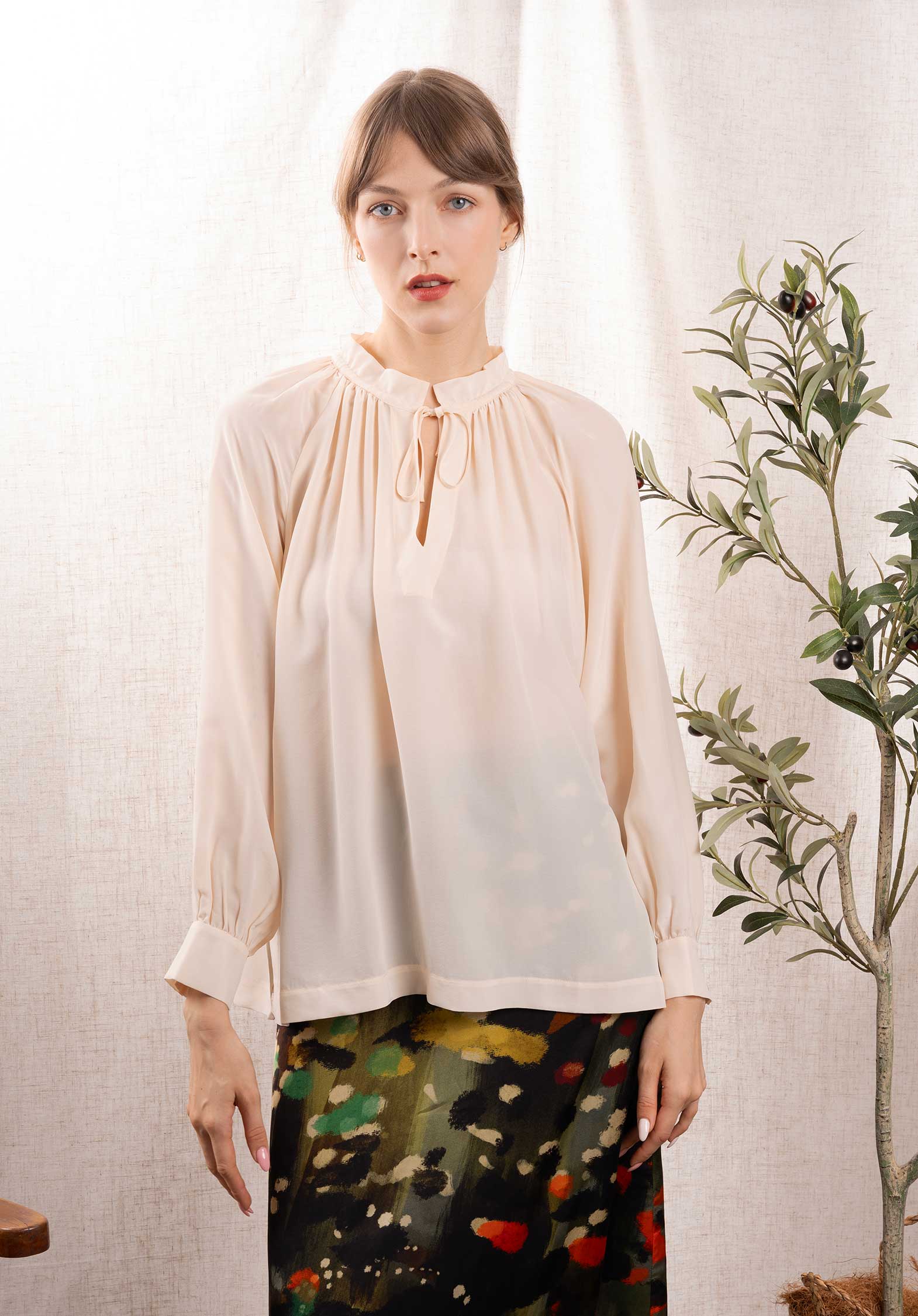 Blouse Anita 3eva88-v09301 Poudre