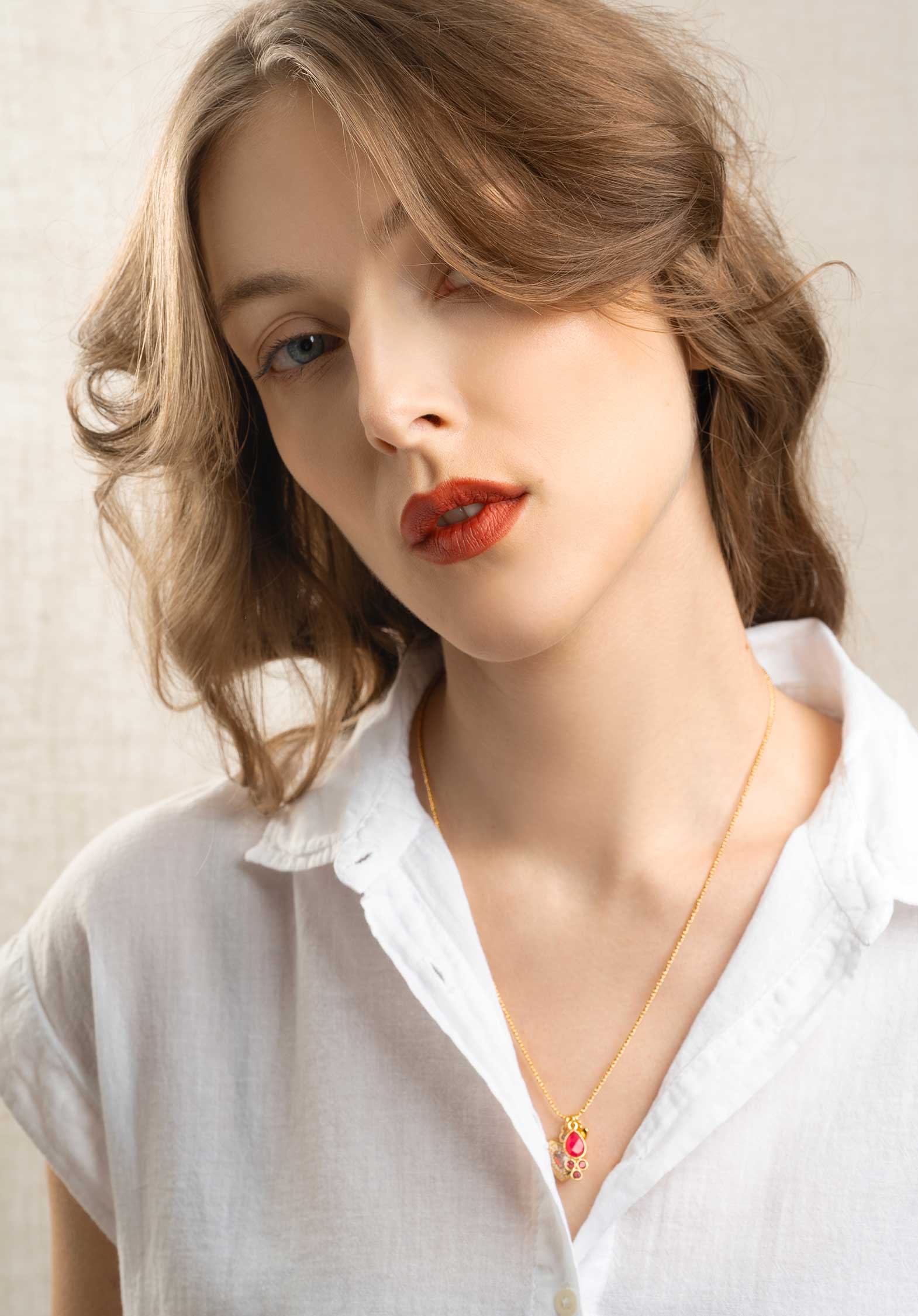 Pe451 Necklace Lily Multi