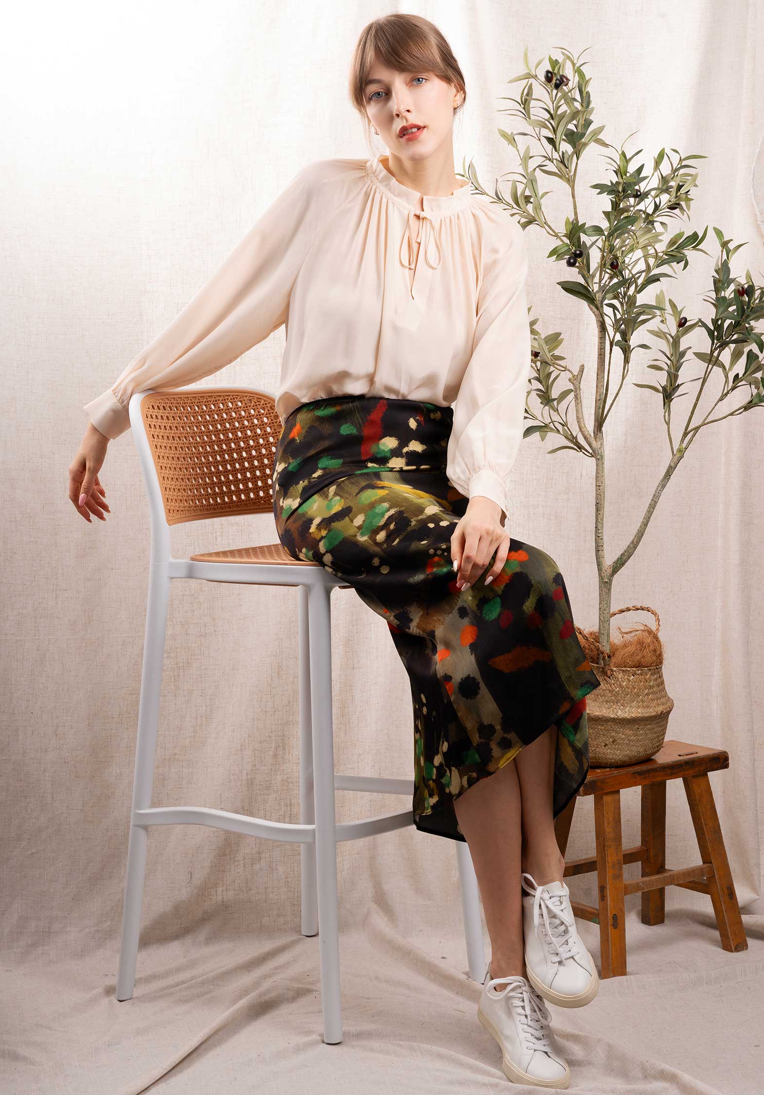 Blouse Anita 3eva88-v09301 Poudre