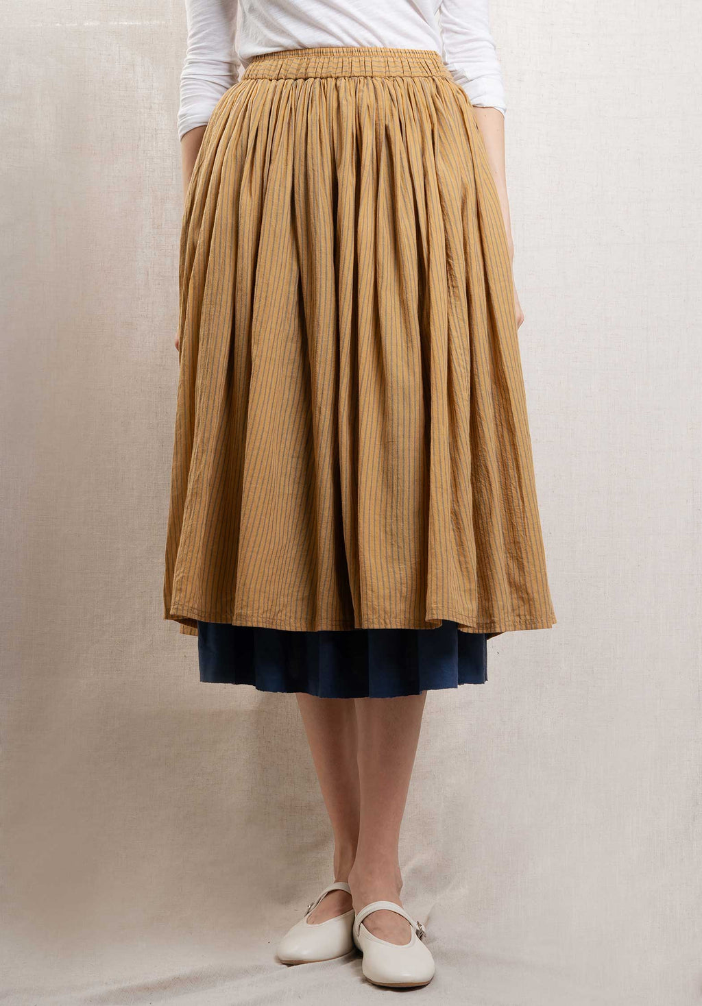 Skirt 37b Gayle Camle-French-Blue