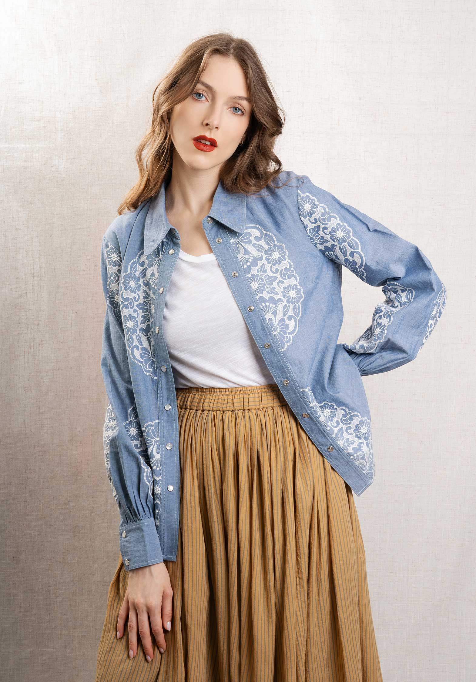 Shirt Chambray E25chac Unique