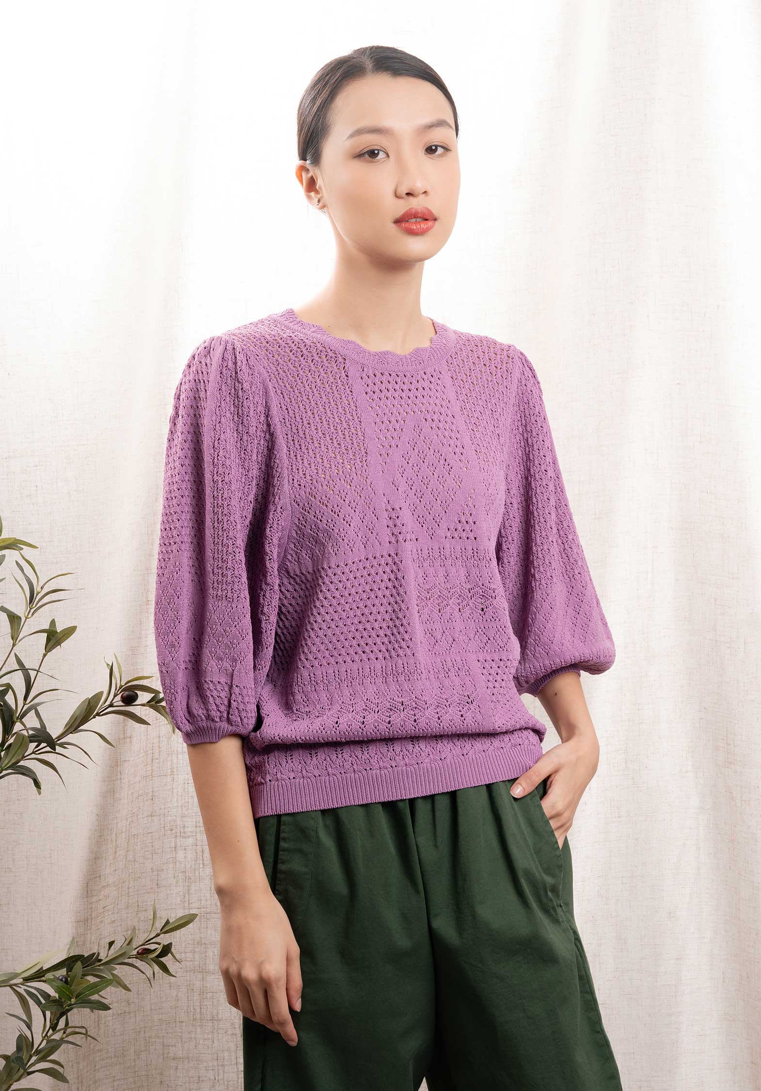 Pullover Aglae Violet