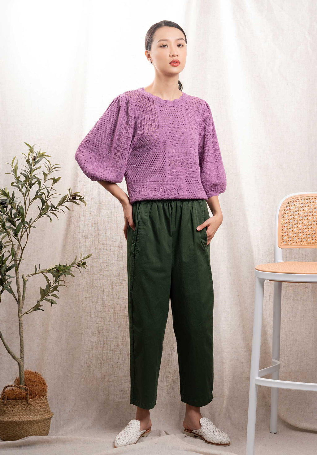 Pullover Aglae Violet