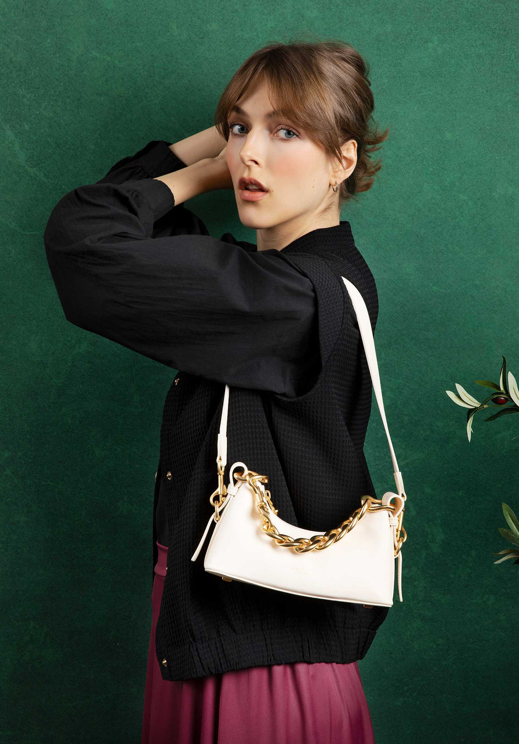 Bag Sm Lunch Box Cream-White-Croc