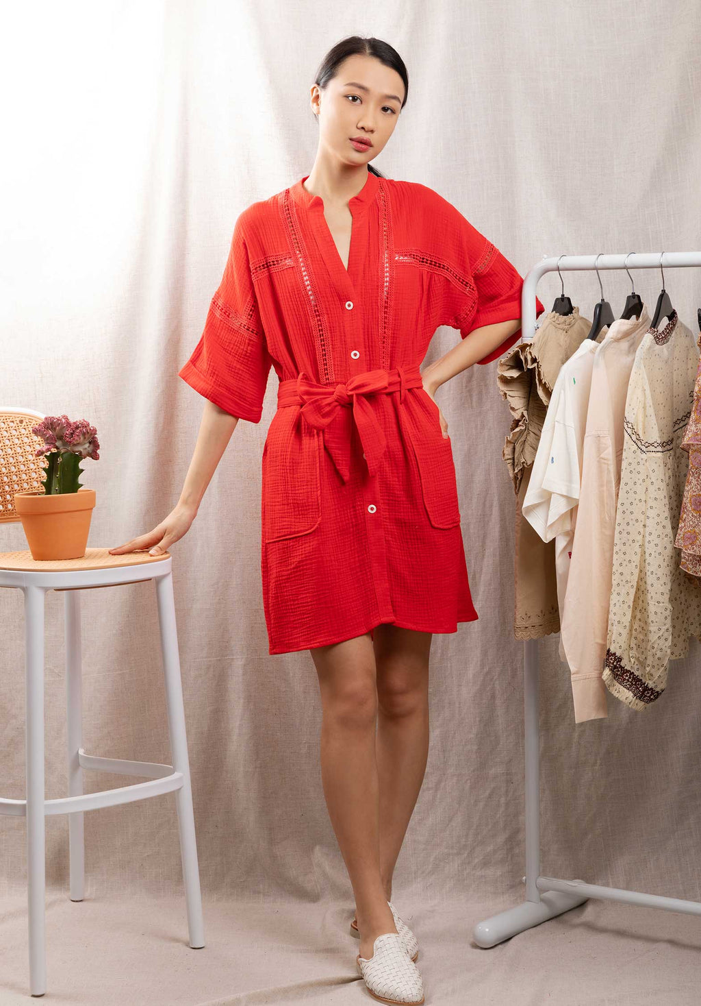 Ms Dress Sorena Rouge