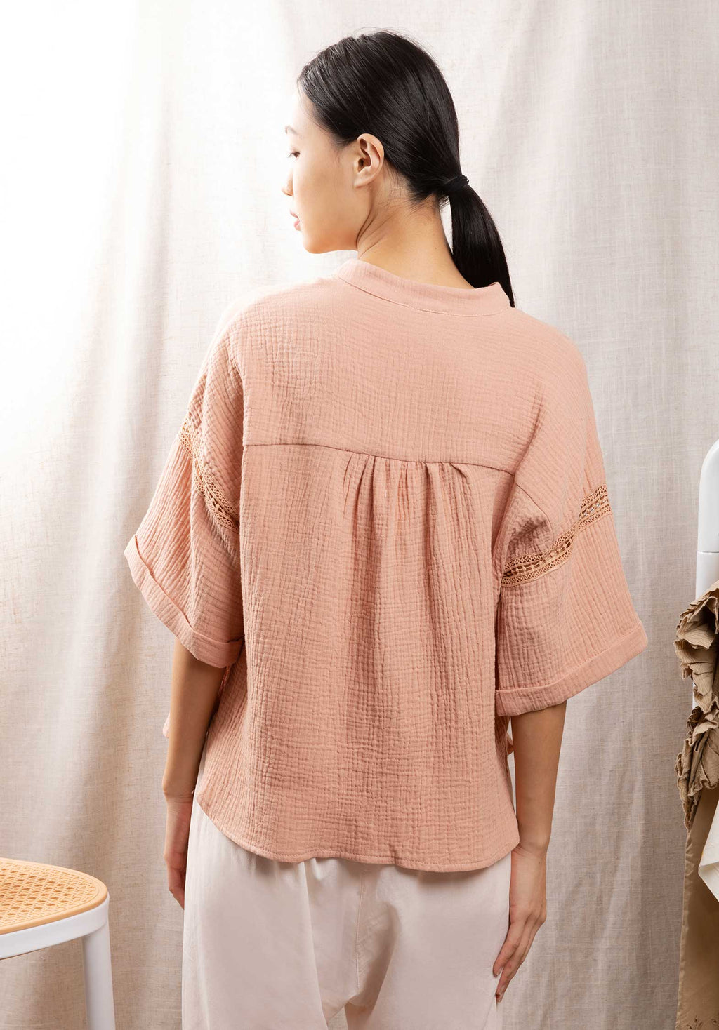 Blouse Sorrente Dirty-Pink
