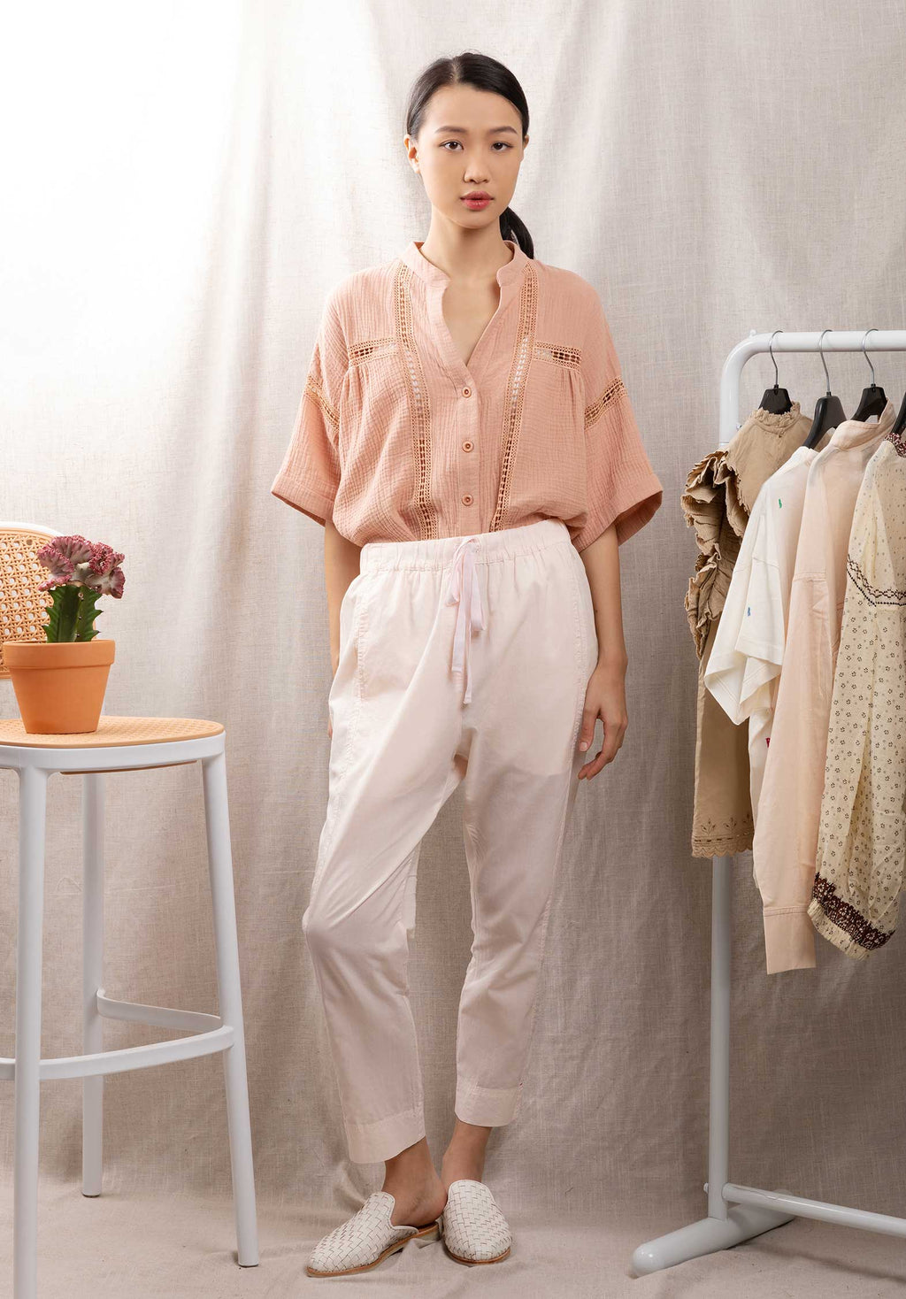 Blouse Sorrente Dirty-Pink