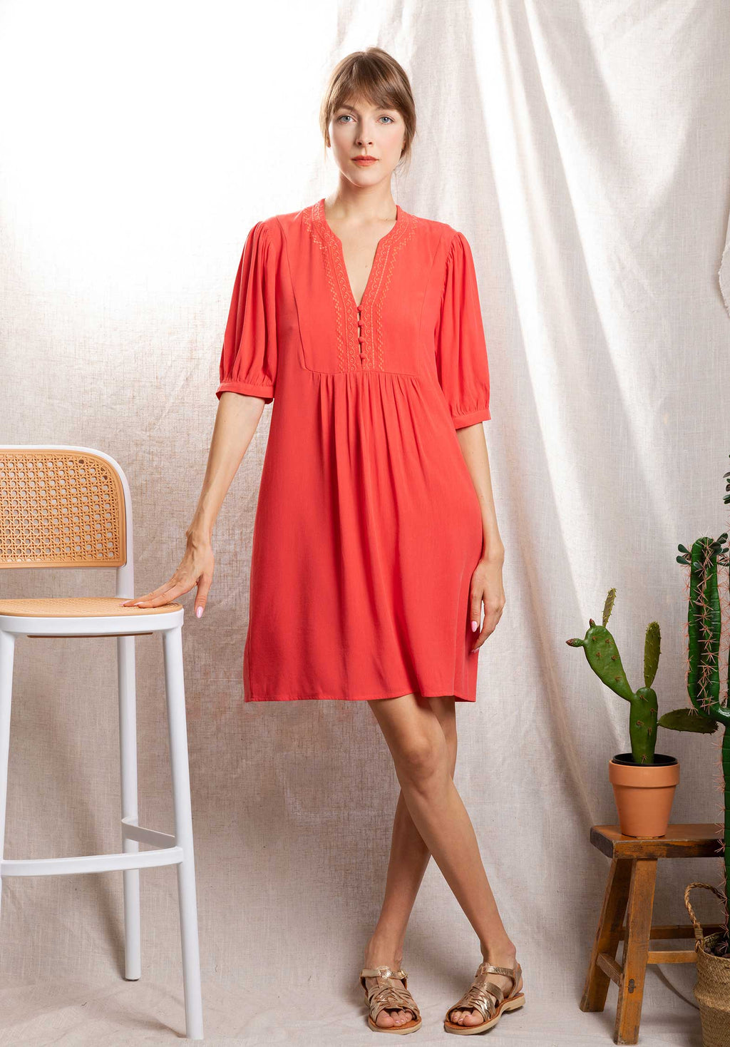 Ms Dress Judy Dress Cherry