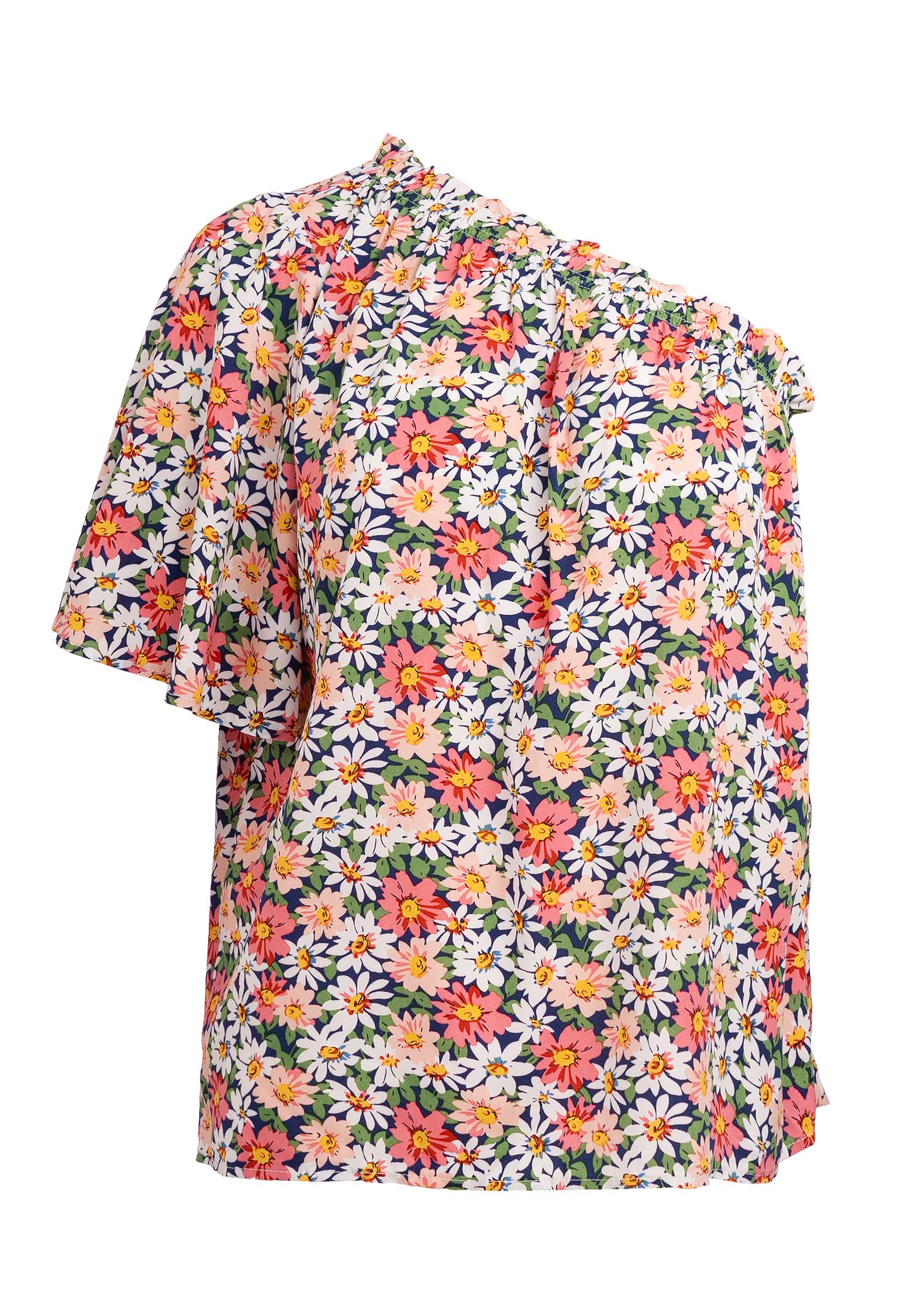 Blouse Fanta Top Pink-White-Floral