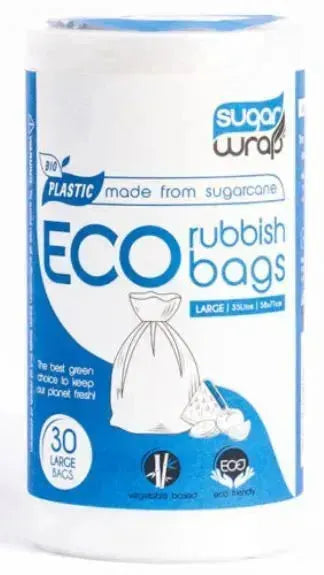 Sugar Wrap Eco Rubbish Bag - Large (35L l 58x71cm)