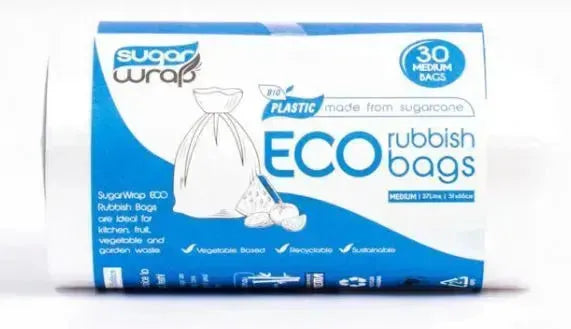 Sugar Wrap Eco Rubbish Bag - Medium (27L l 51x66cm)