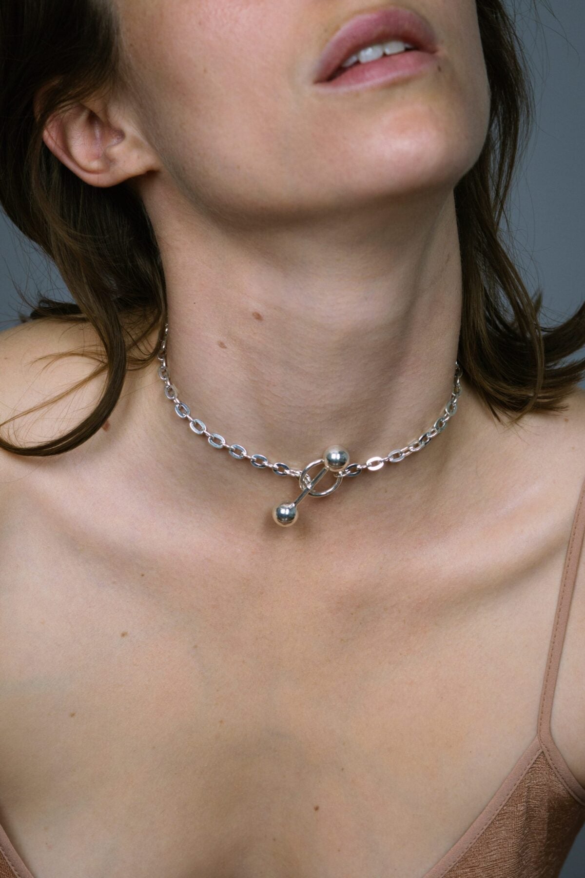 Necklace Barbelle Barbelle Choker Silver