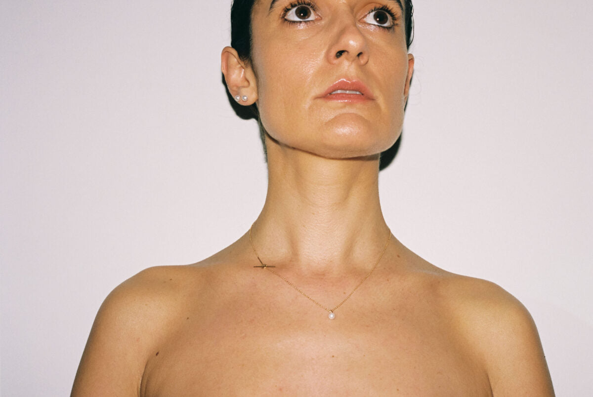 Necklace Big Pearl Big Pearl Neck Silver