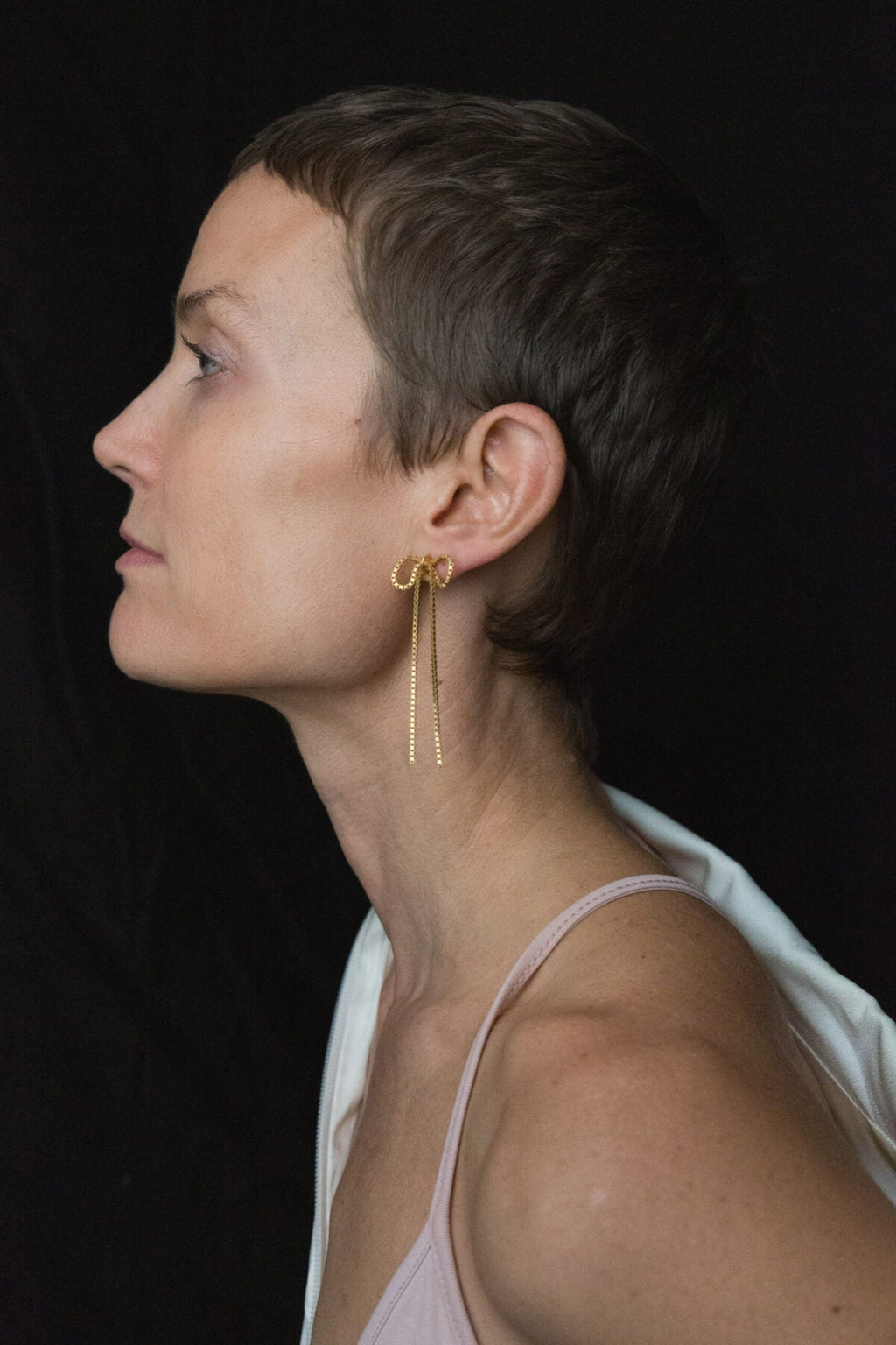 Earring Bow Earrin Bow Earrings Silver