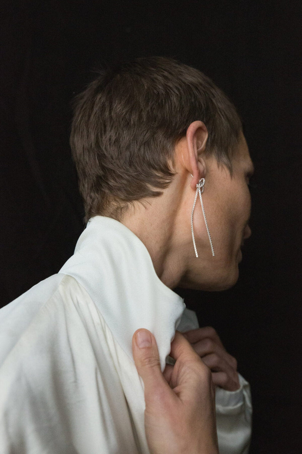 Earring Bow Earrin Bow Earrings Silver