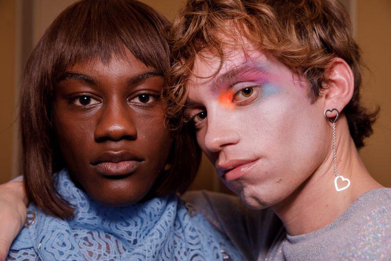 Earring Ls Long He Ls Long Hearts Silver