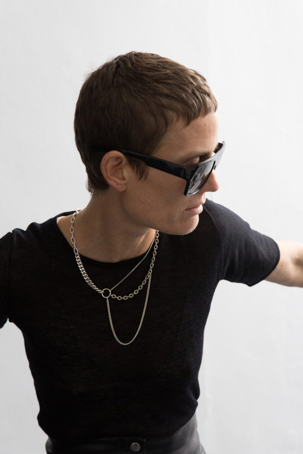 Necklace Short Mix Short Mixmatch Silver