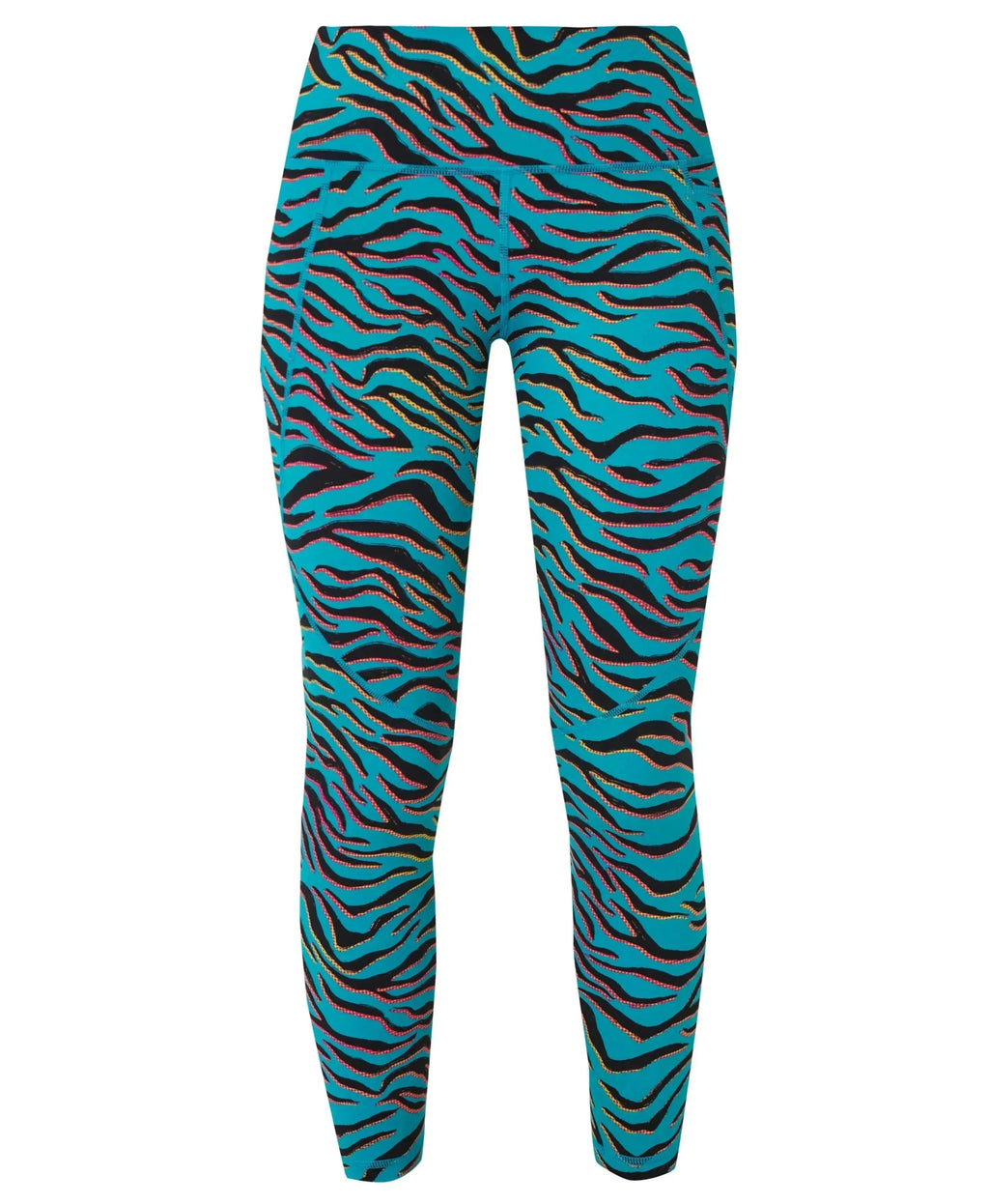 Power 7/8 Workout Leggings Sb5400a 78 Blue-Gradient-Tiger