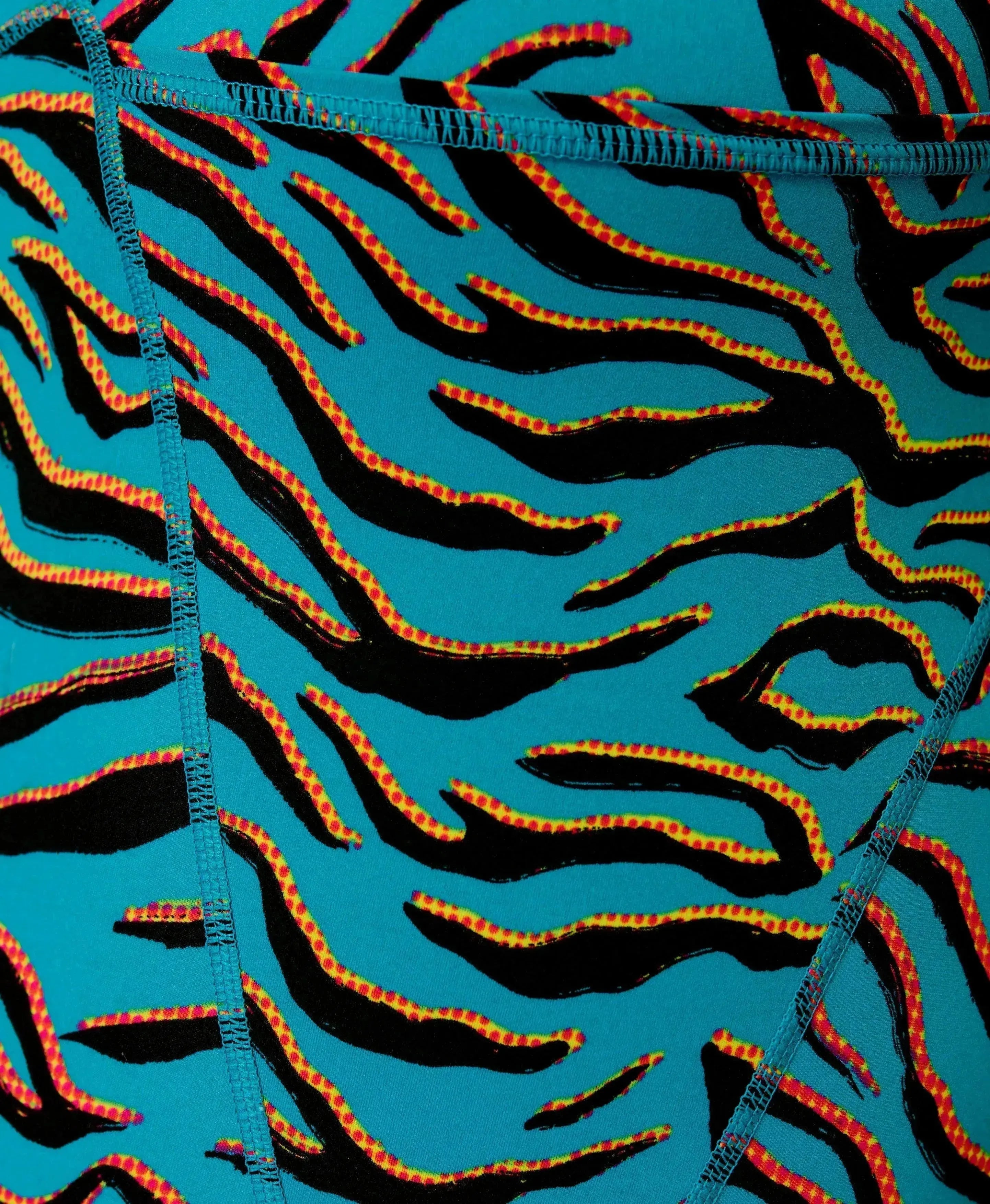 Power 7/8 Workout Leggings Sb5400a 78 Blue-Gradient-Tiger