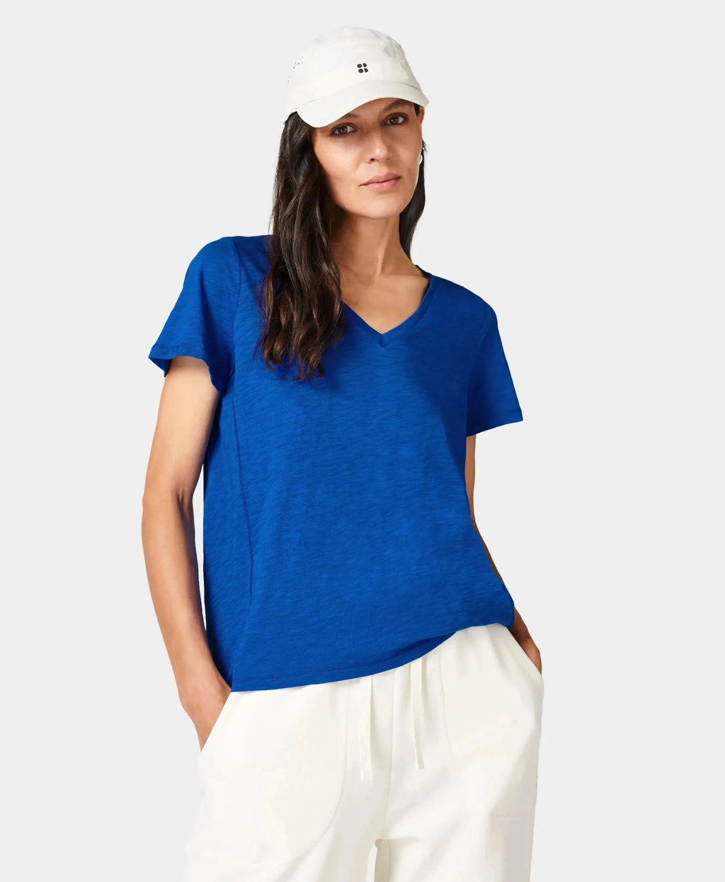 Refresh V-neck T-shirt Sb5497 Lightning-Blue