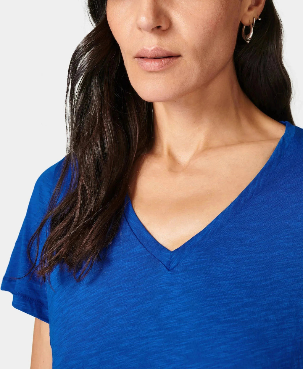 Refresh V-neck T-shirt Sb5497 Lightning-Blue