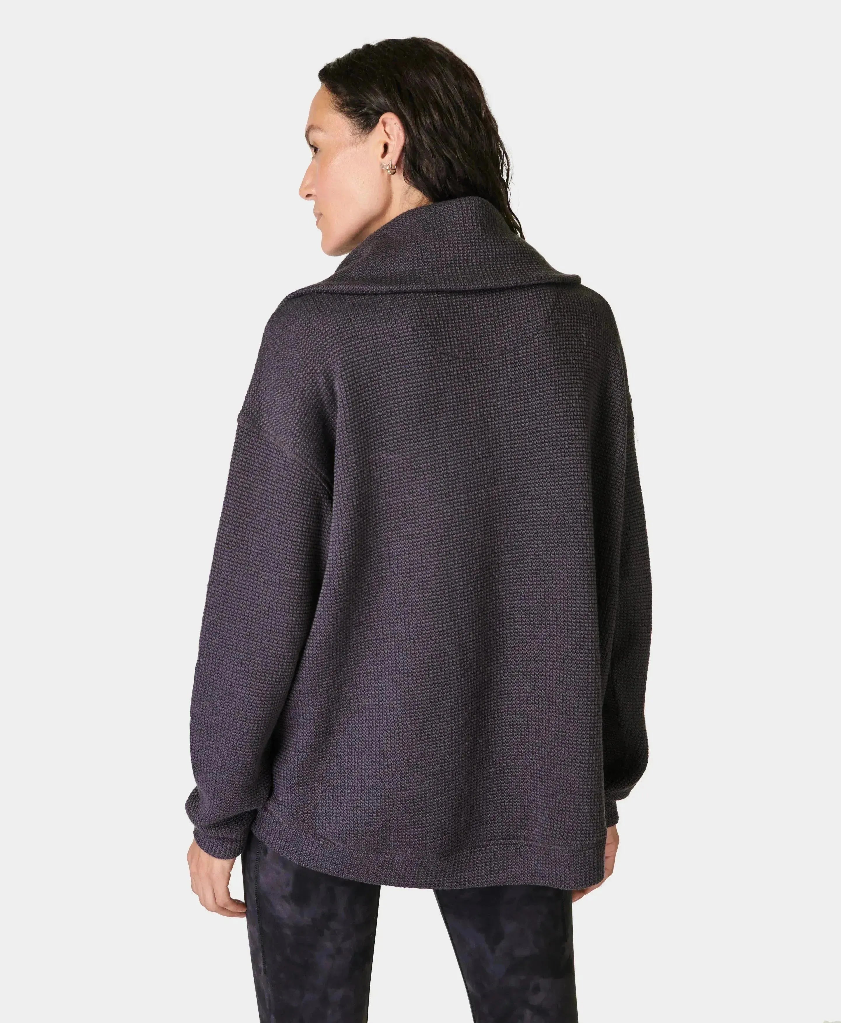 Restful Boucle Half Zip Sweats Sb8089 Urban-Grey