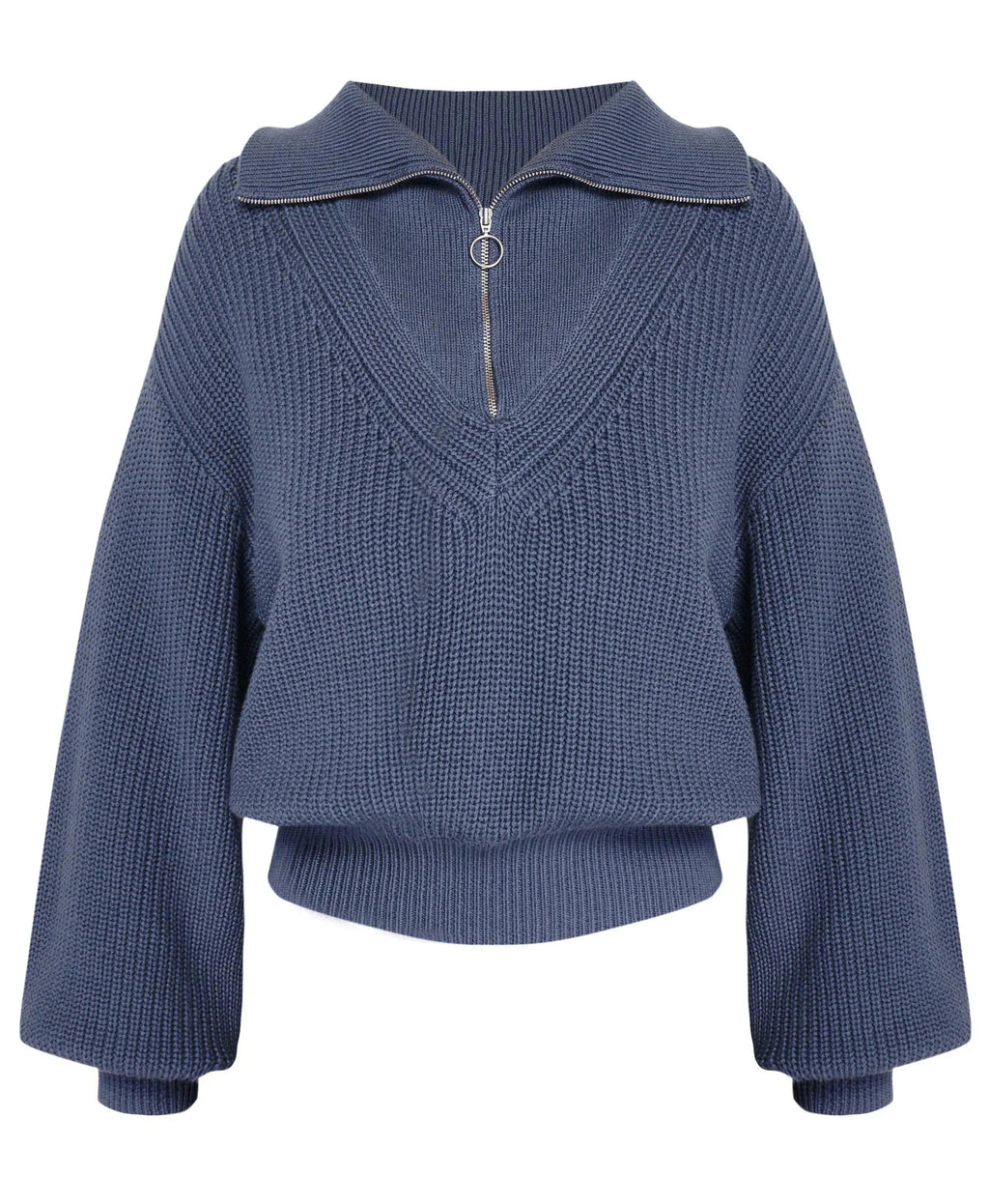 Modern Collared Sweater Sb9080 Endless-Blue