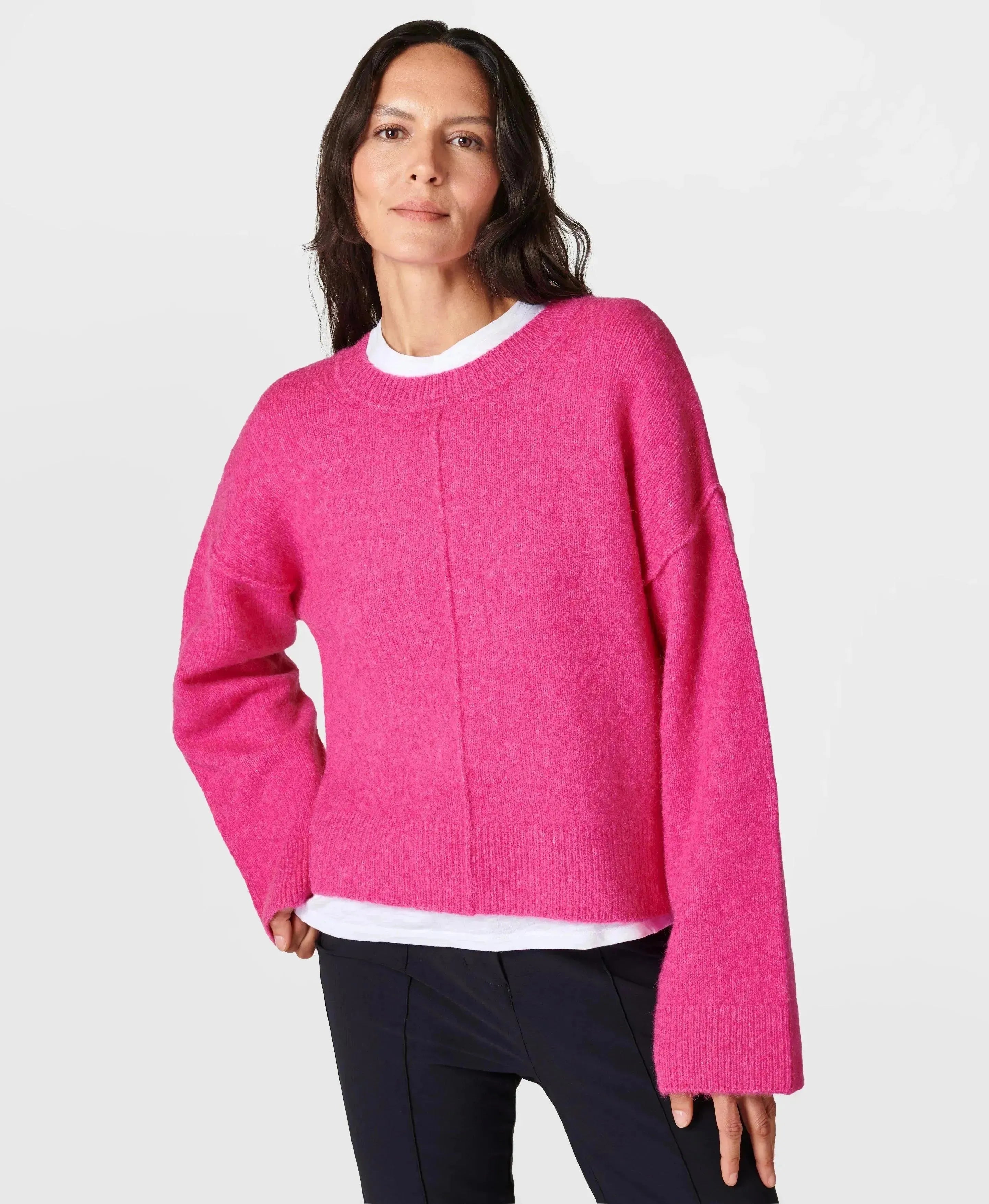 Pinnacle Wool Crew Neck Sb9091 Punk-Pink