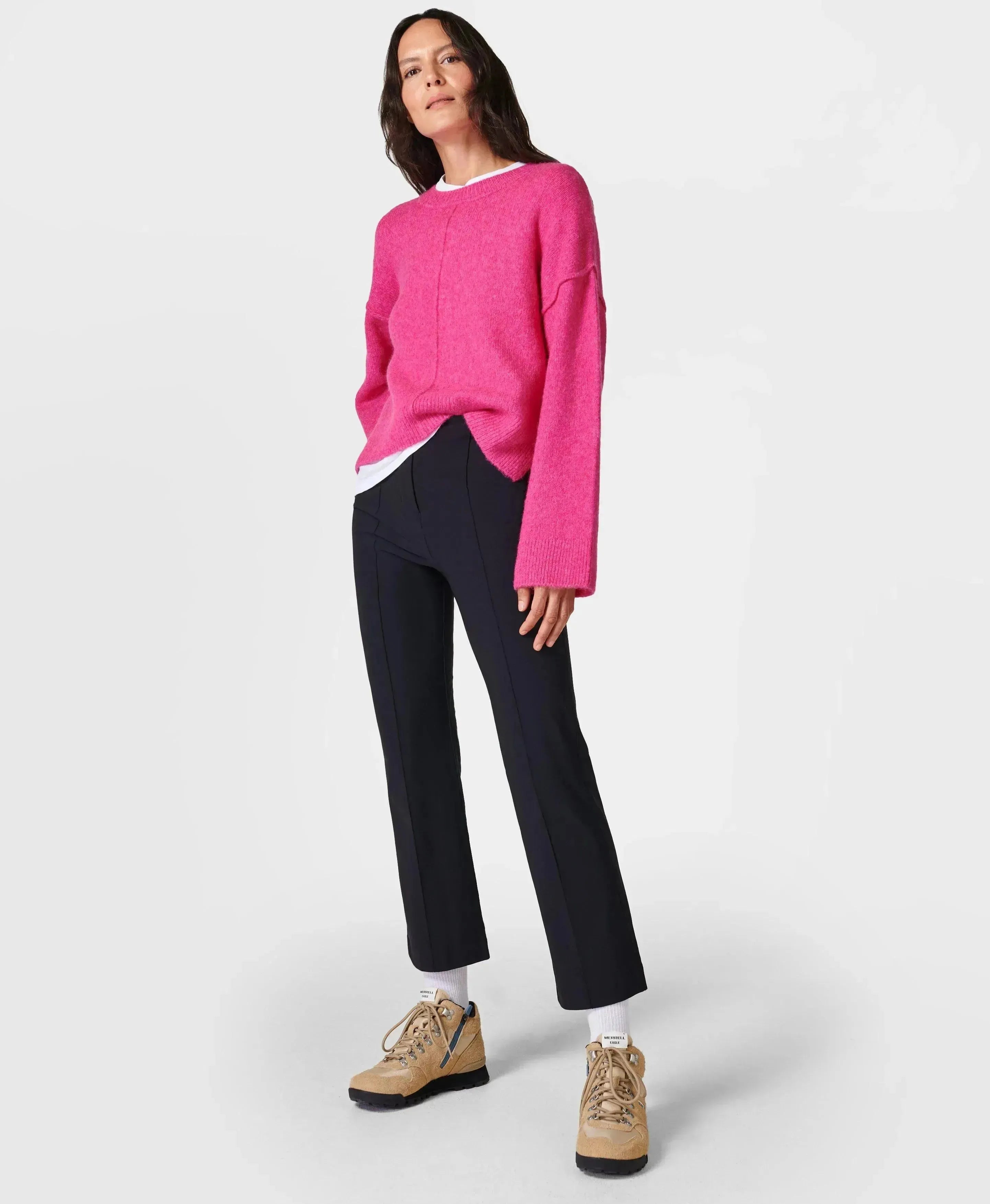 Pinnacle Wool Crew Neck Sb9091 Punk-Pink