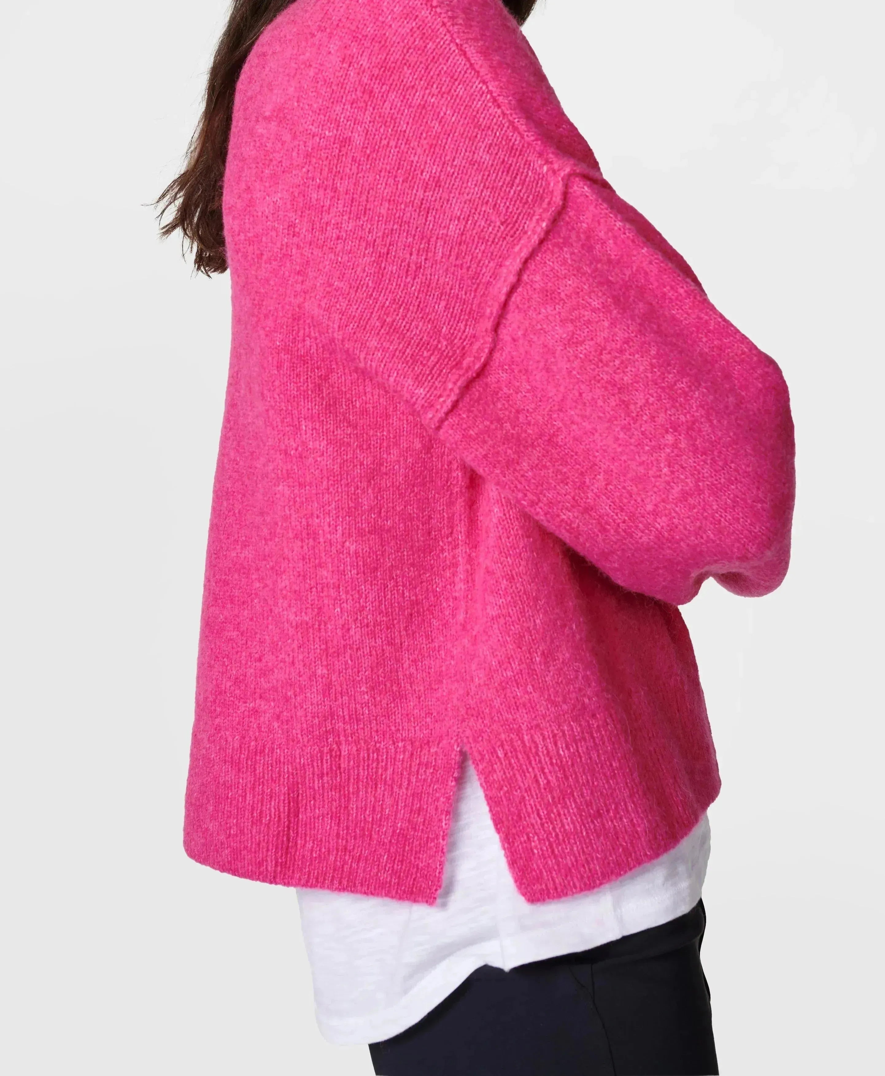 Pinnacle Wool Crew Neck Sb9091 Punk-Pink