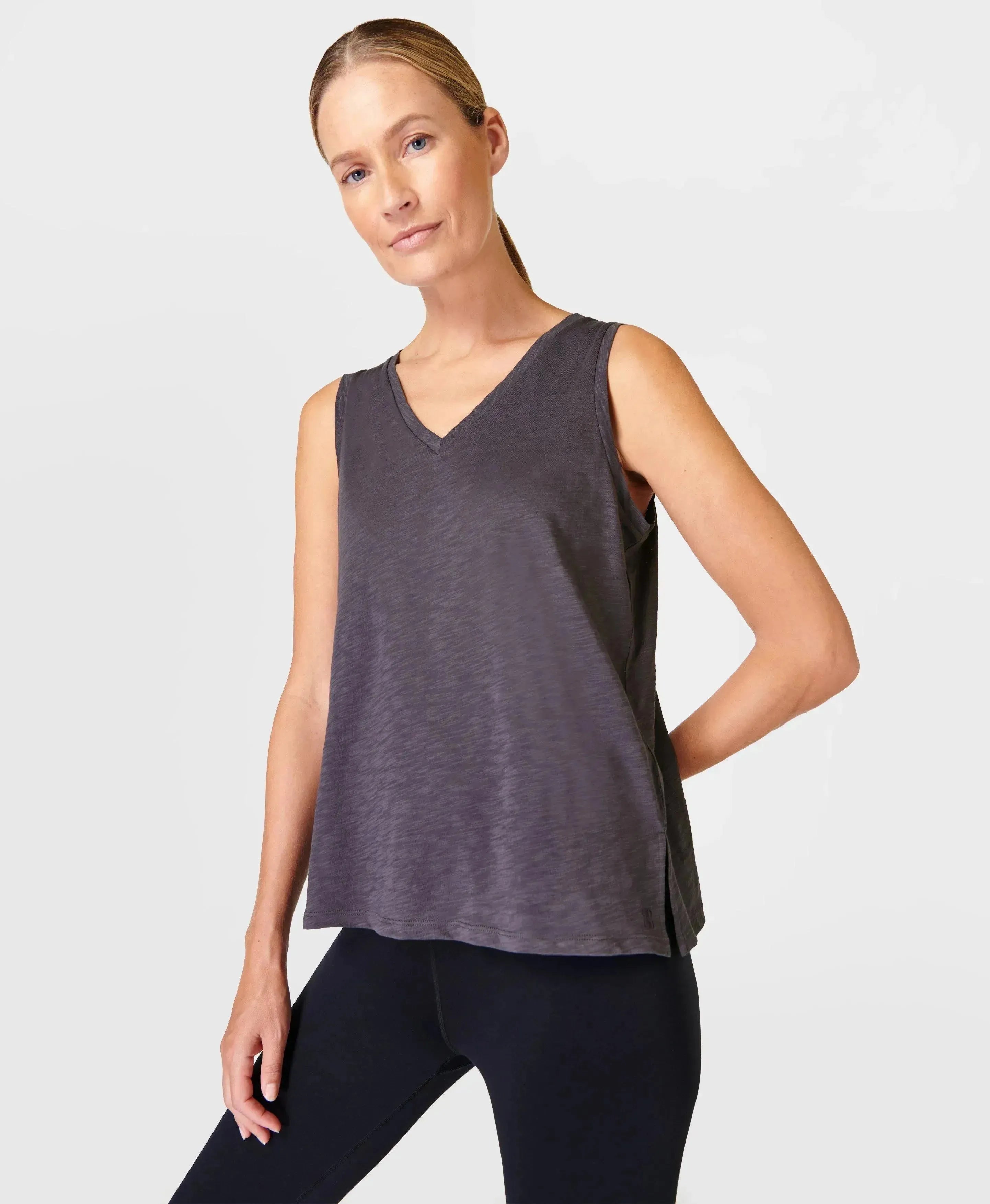 Refresh Side Split Vest Sb9115 Urban-Grey