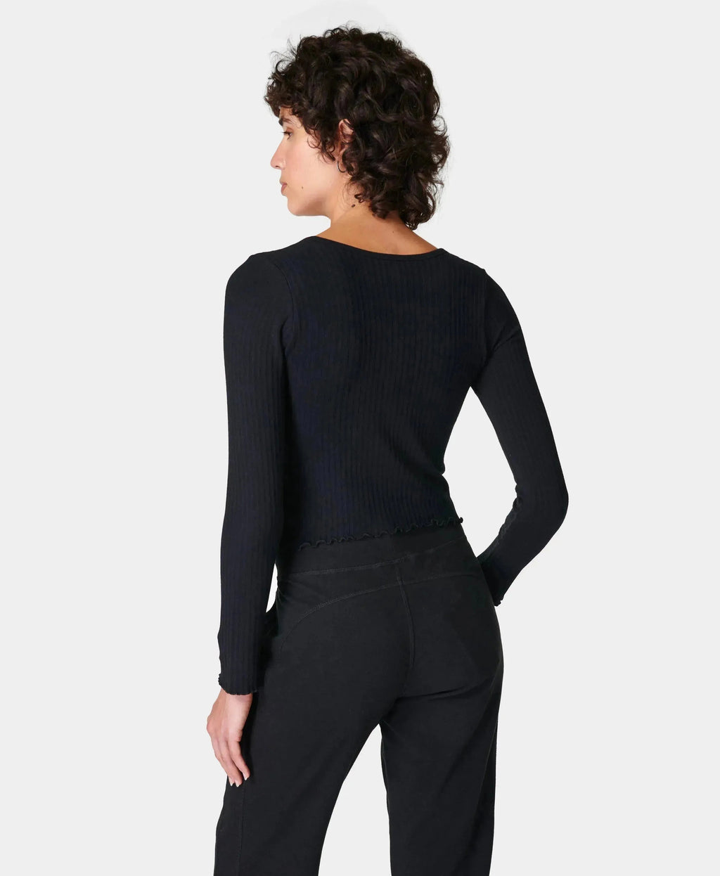 Mindful Long Sleeve Top Sb9183 Black