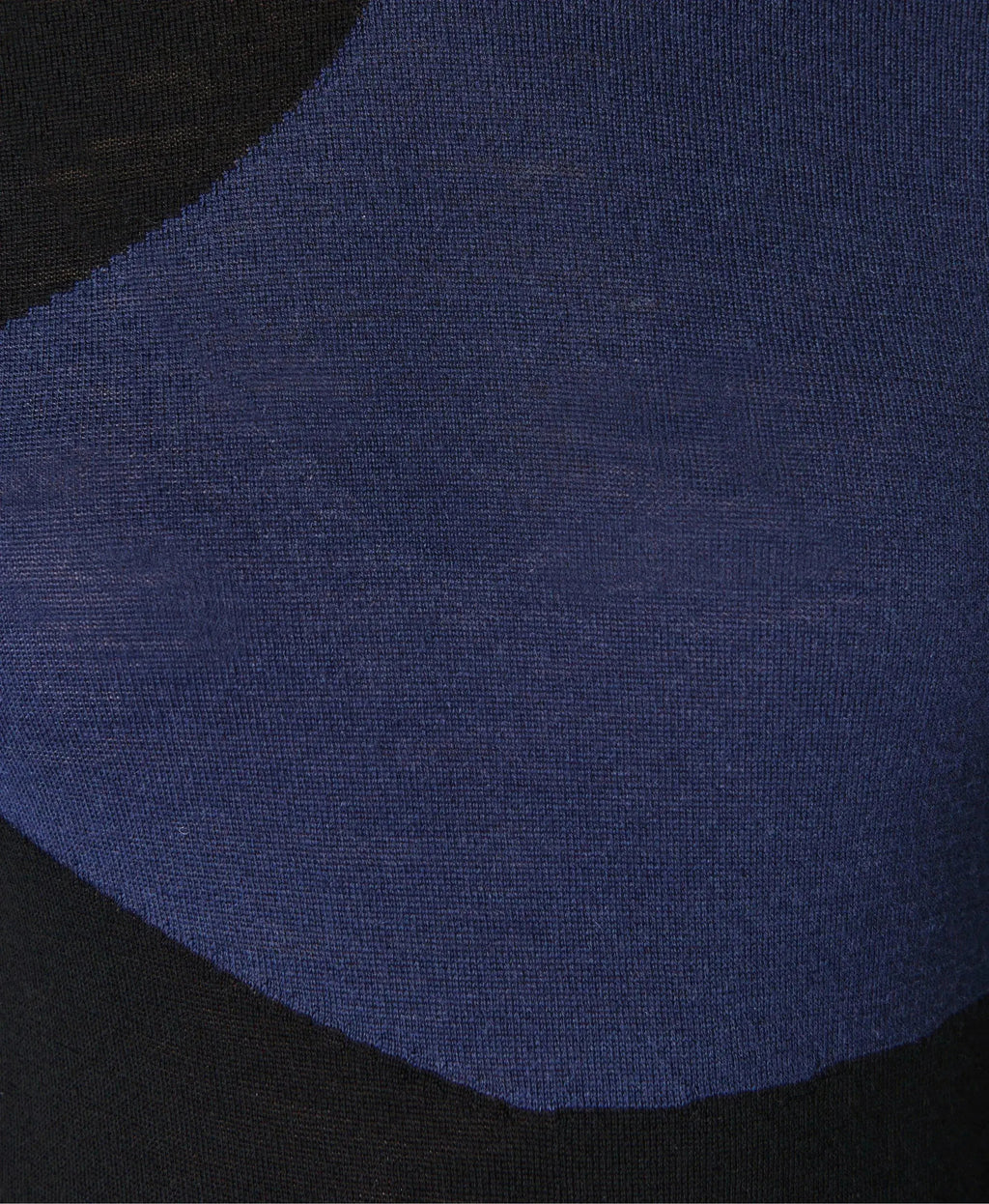 Merino Wave Turtle Neck Base L Sb9207 Blue-Wave-Jacquard