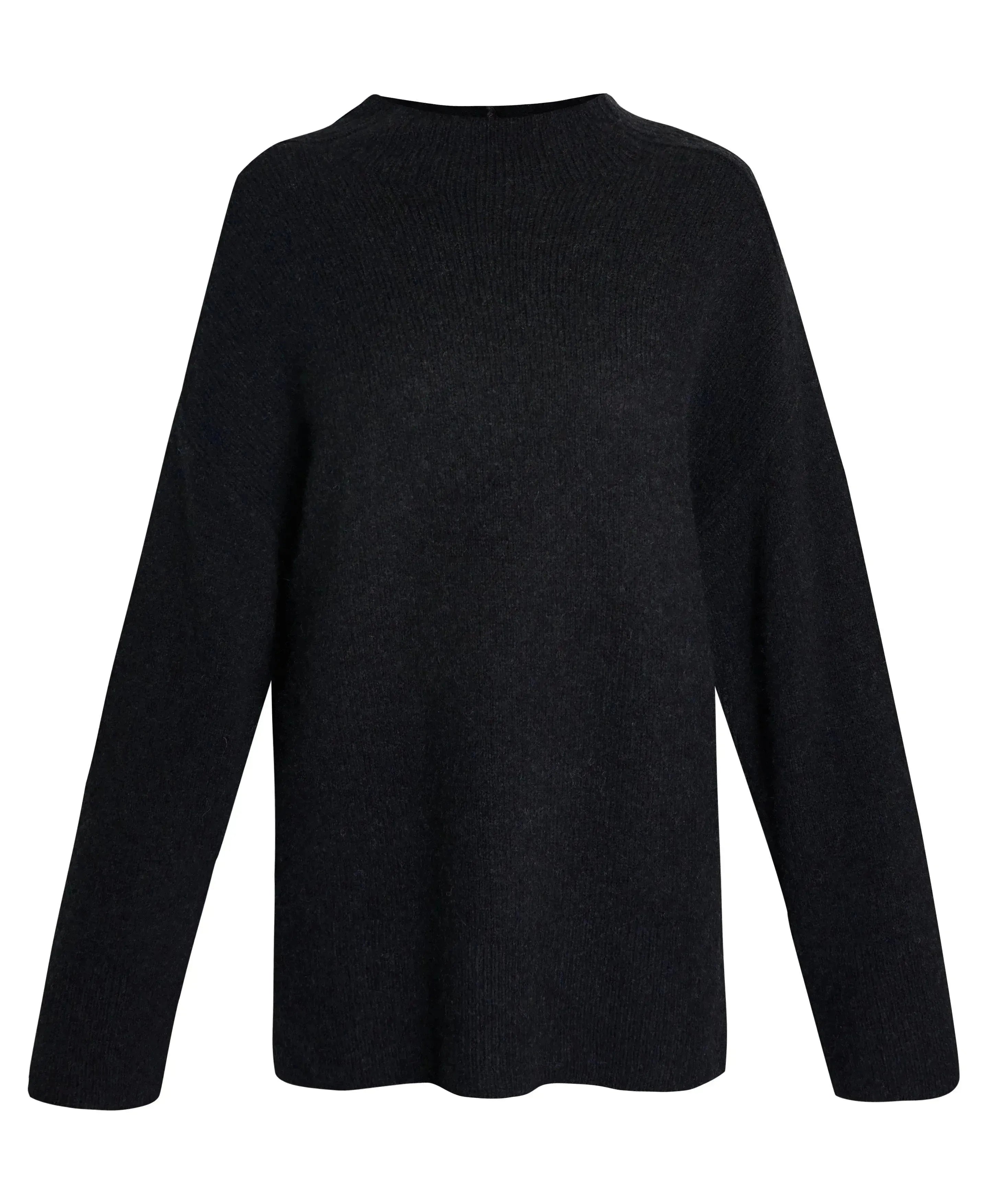 Pinnacle Wool Funnel Neck Sb9221 Black