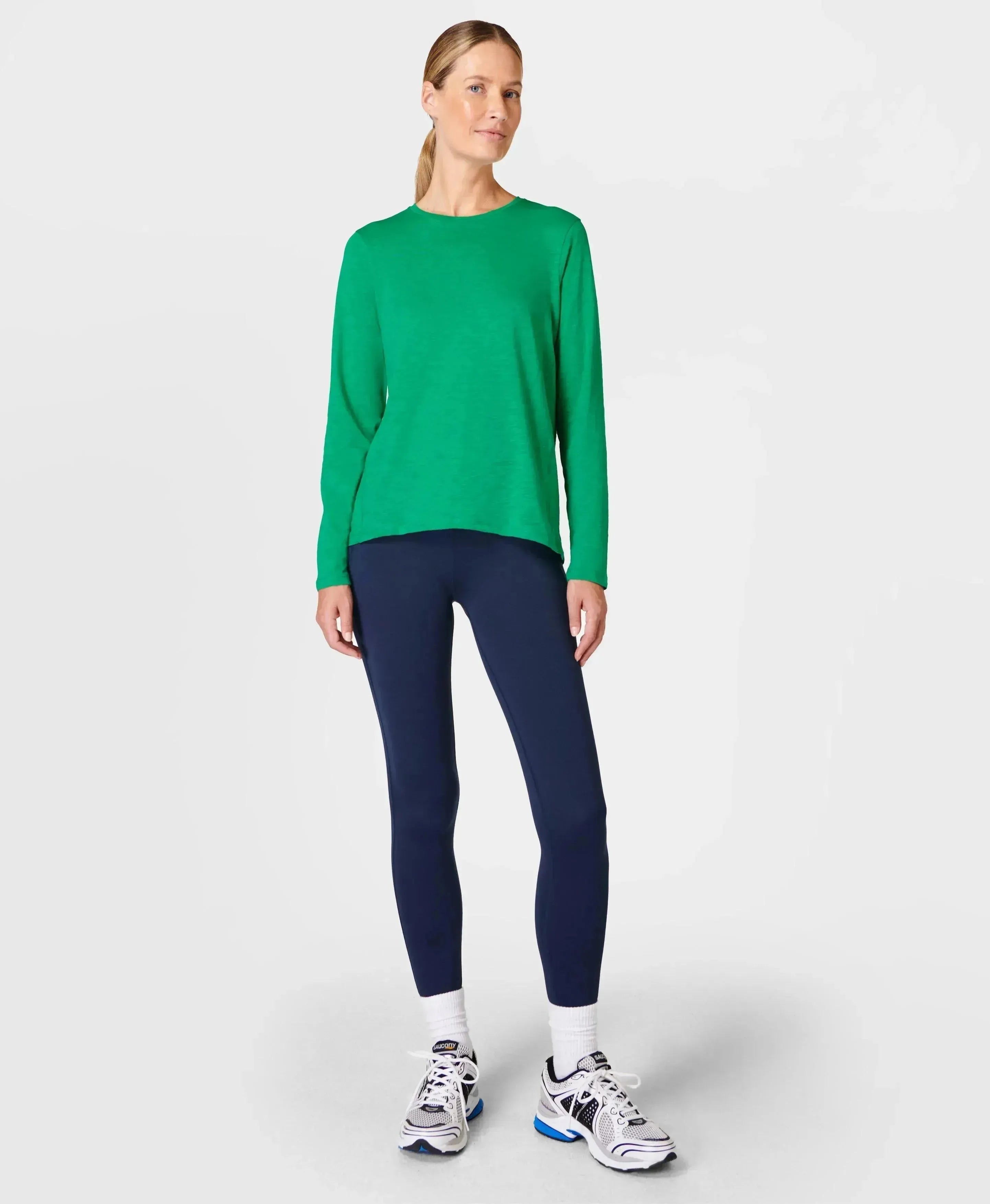 Refresh Crew Neck Long Sleeve Sb9417 Electro-Green