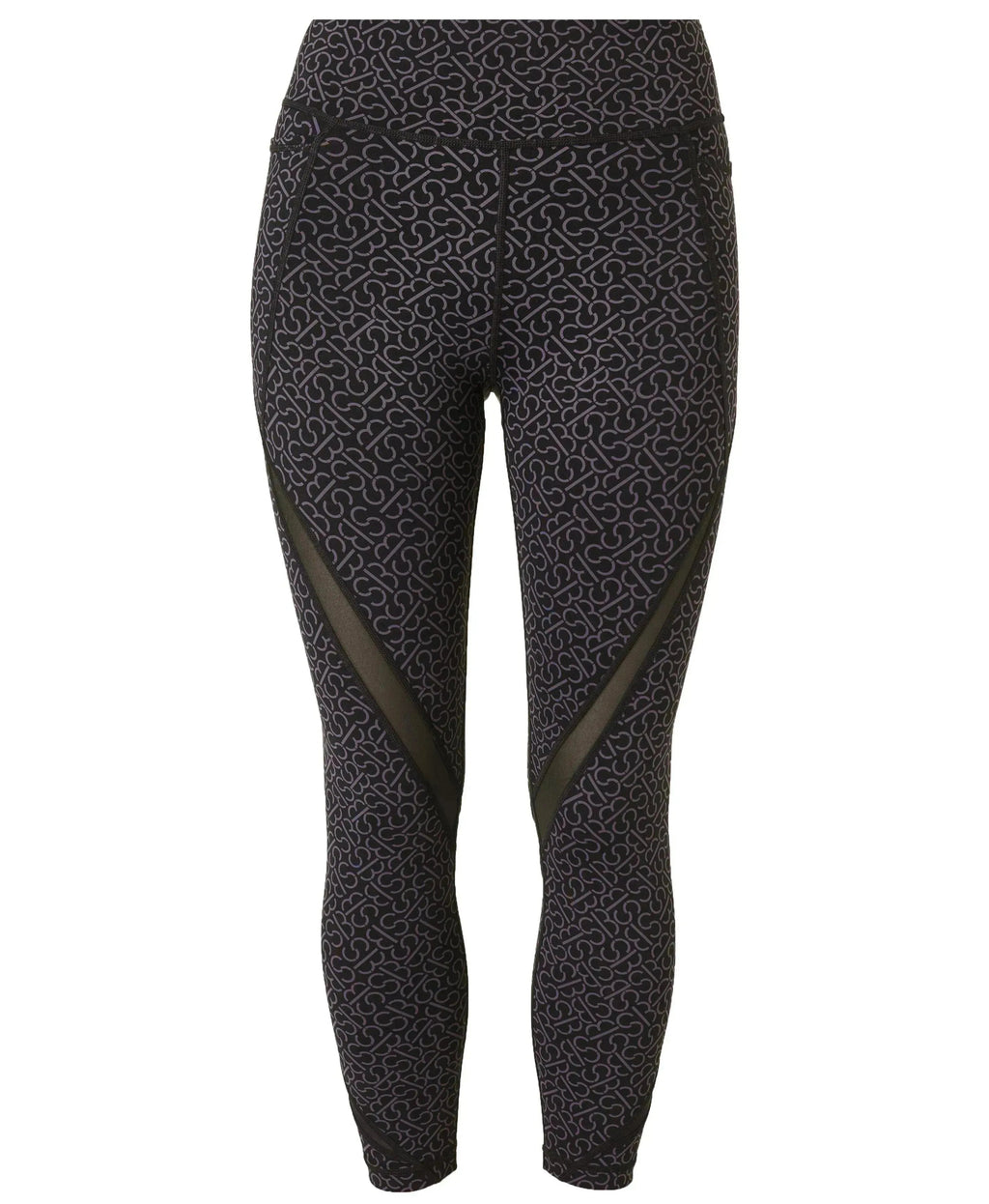 Power Icon Legging Sb9446a Grey-Sb-Slot-Print