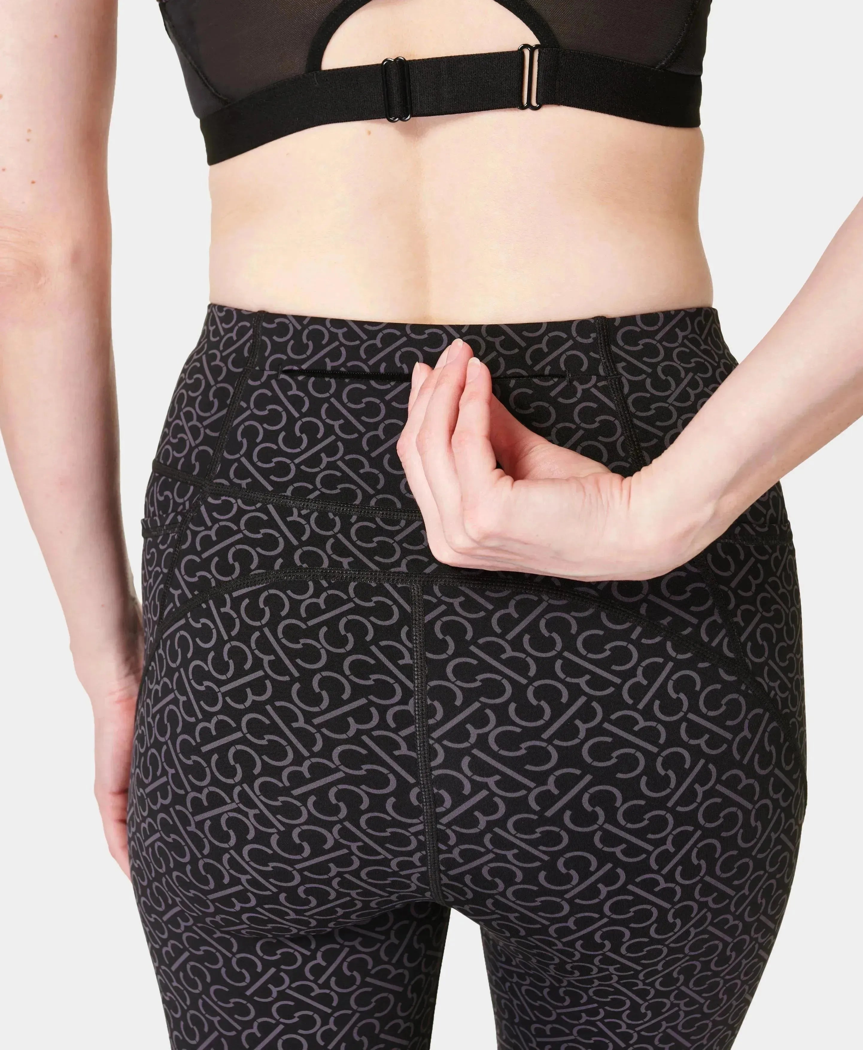 Power Icon Legging Sb9446a Grey-Sb-Slot-Print