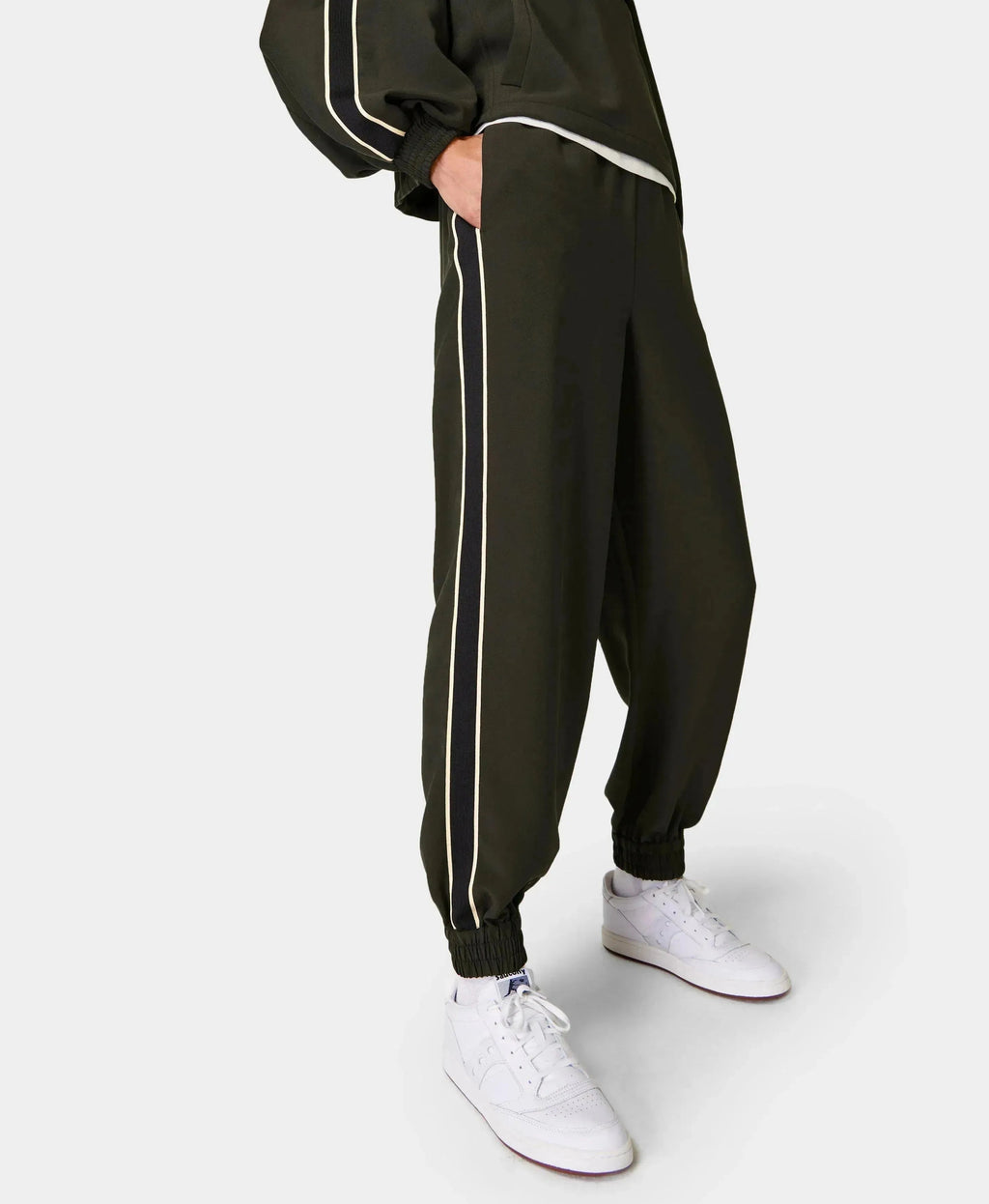 Elite Track Pant Sb9487 Dark-Ivy-Green