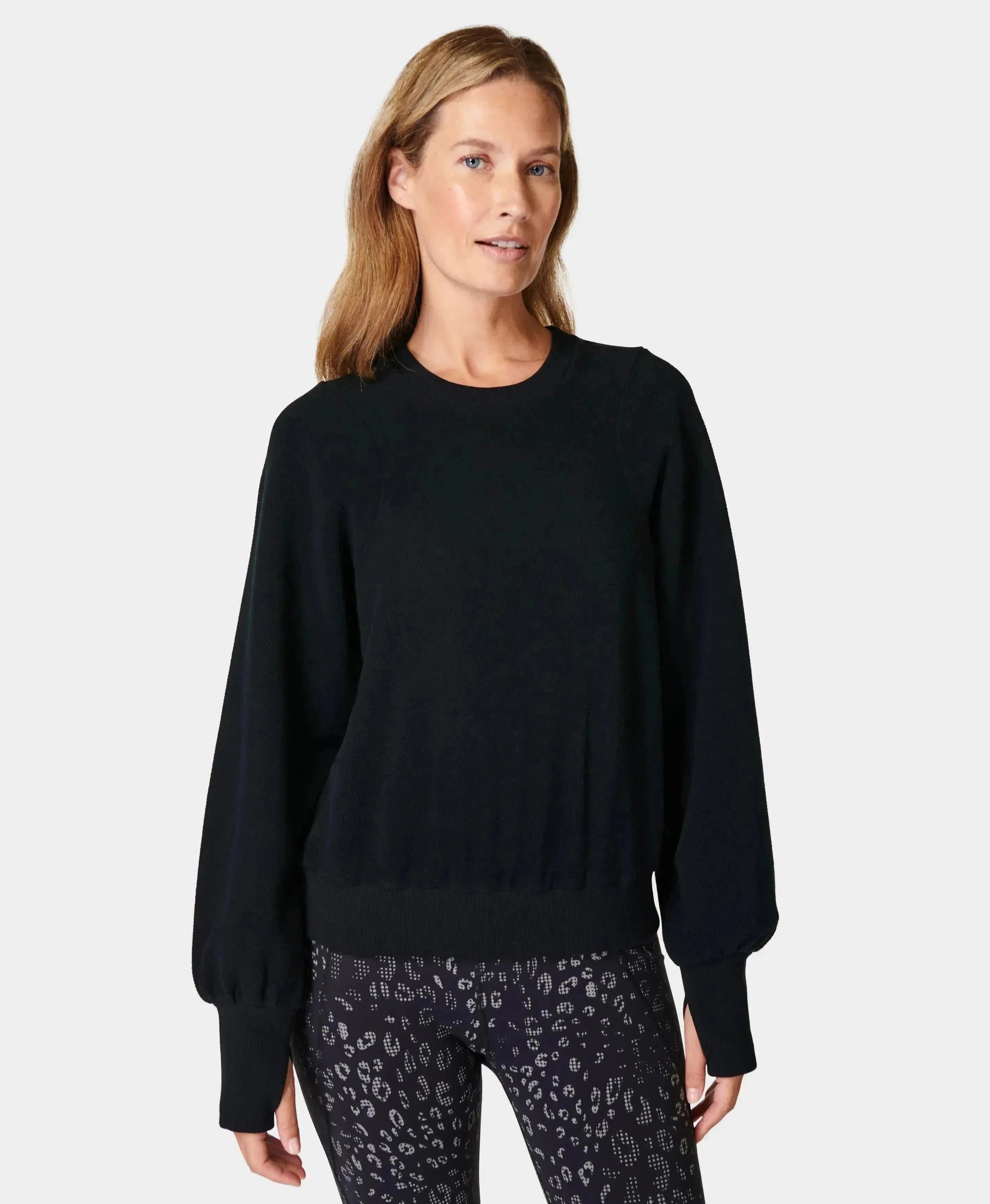 Mallow Sweatshirt Sb9537 Black