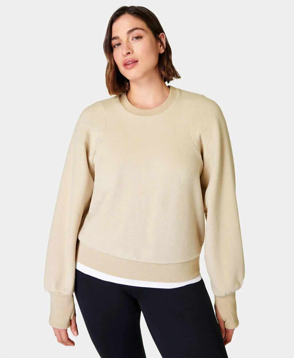 Mallow Sweatshirt Sb9537 Dove-Beige