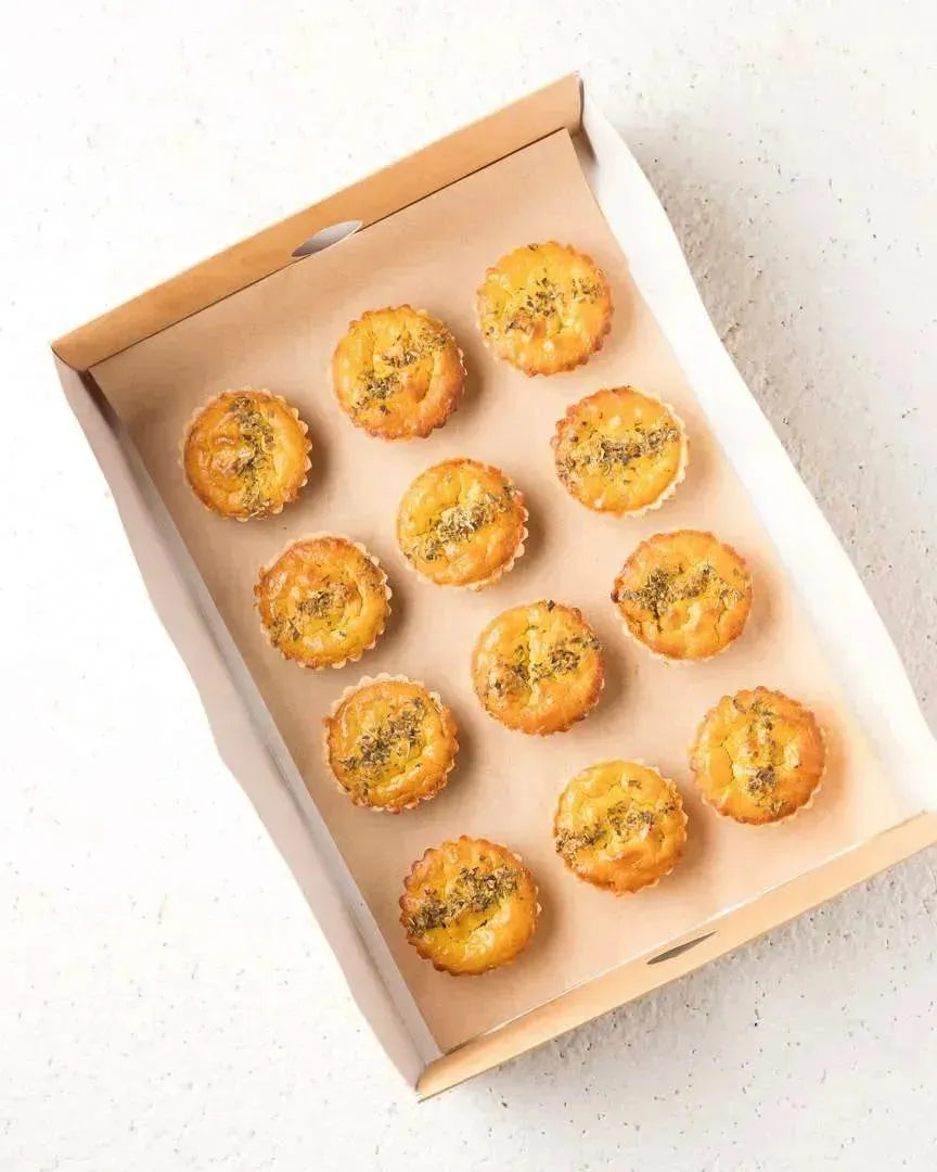 Mini Savory Mushroom Quiche (Set of 12) (GF/V)