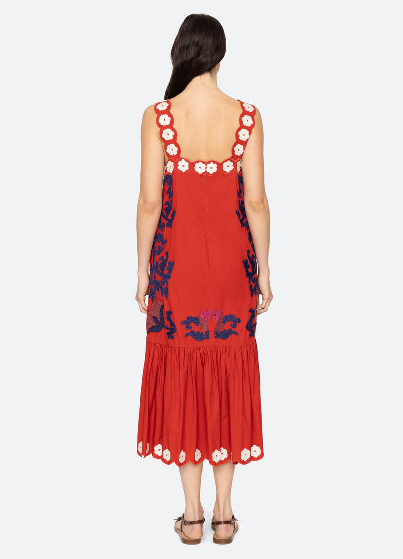 Catrine Applique Tank D Pf25-009 Red