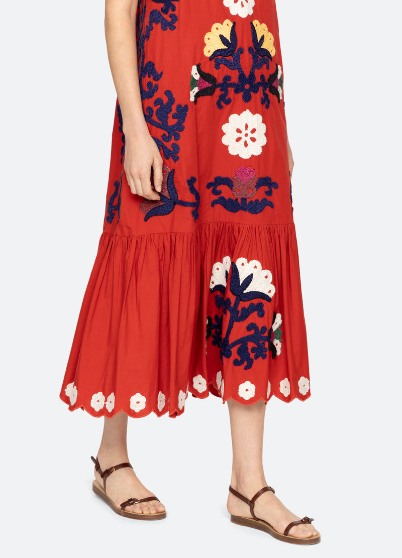 Catrine Applique Tank D Pf25-009 Red