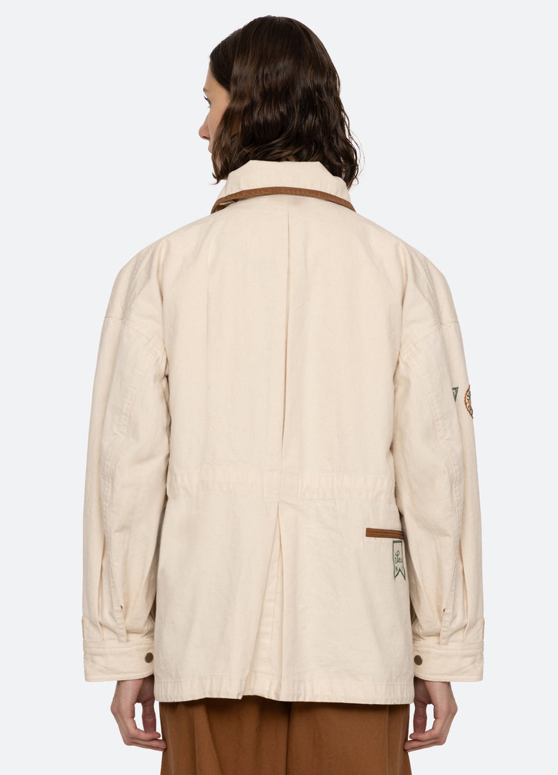 Carolyn Workwear Jacket Pf25-038 Cream